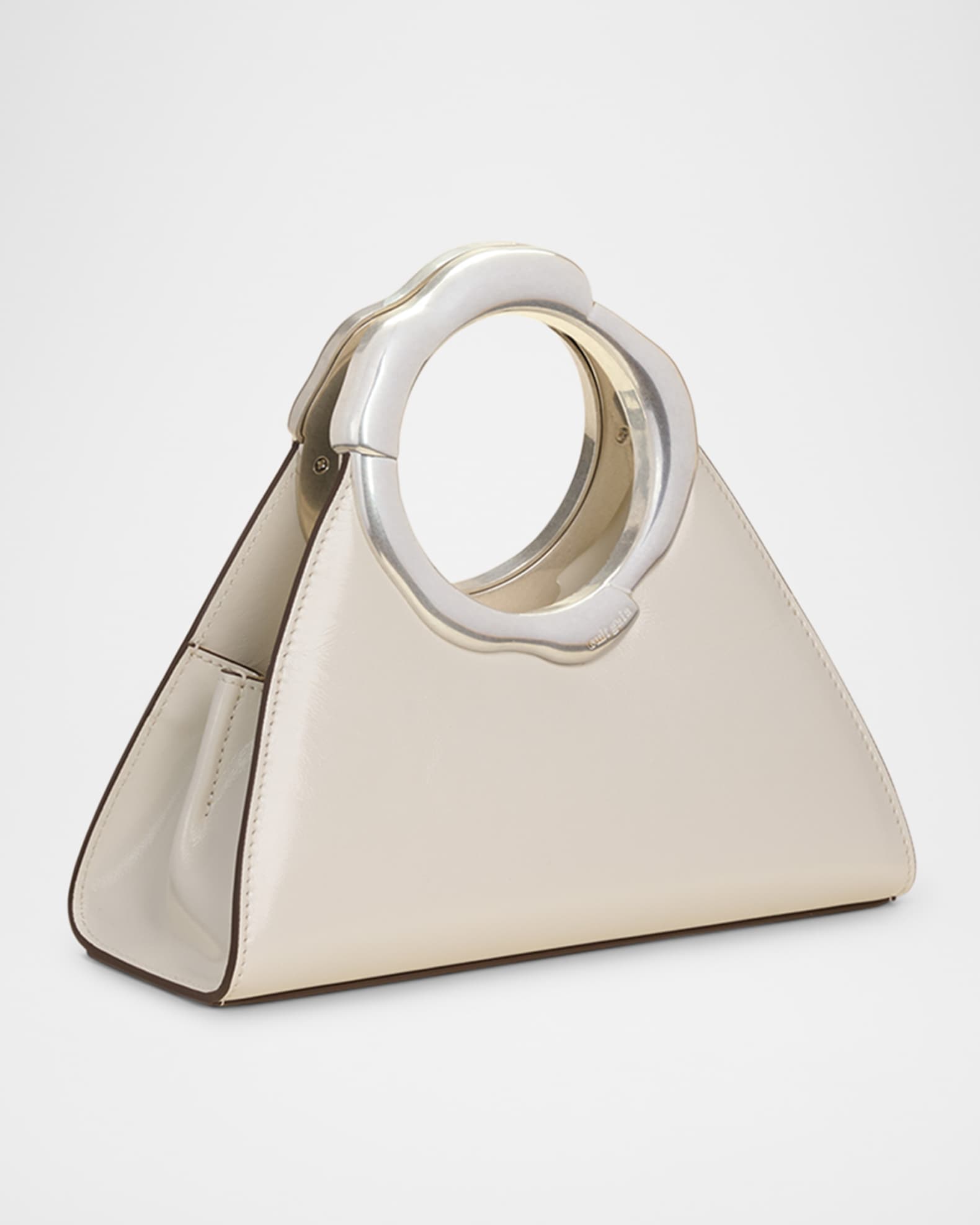 Cult Gaia Asa Patent Leather Top-Handle Bag | Neiman Marcus