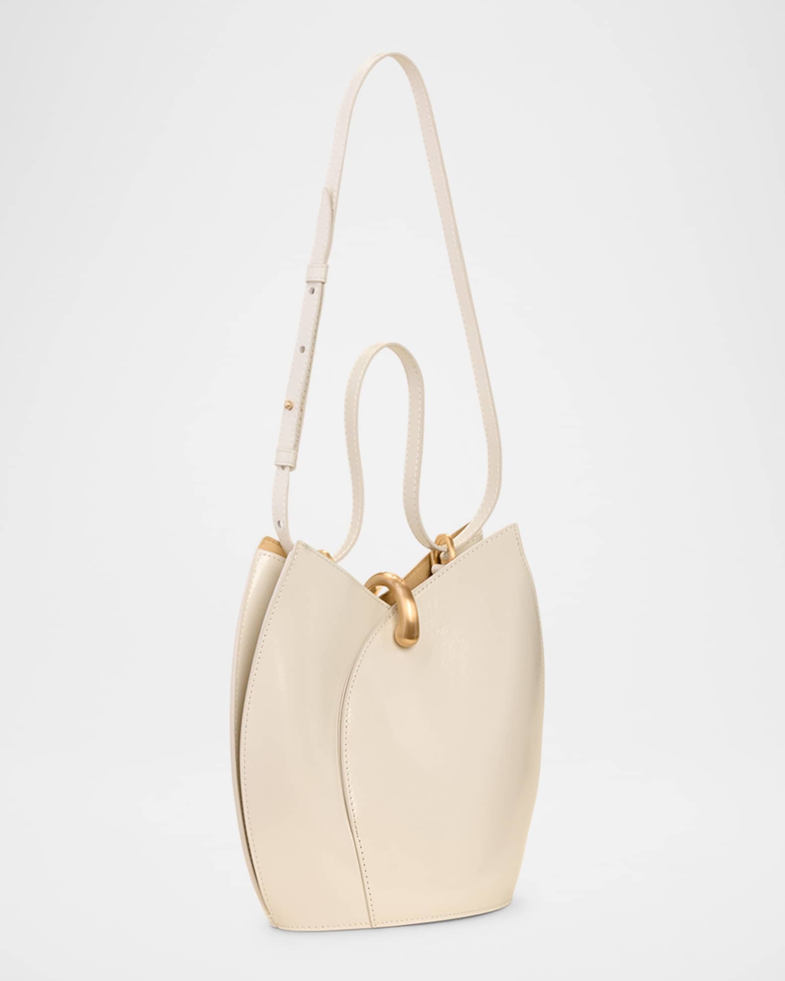 Giada Ring Leather Shoulder Bag  1