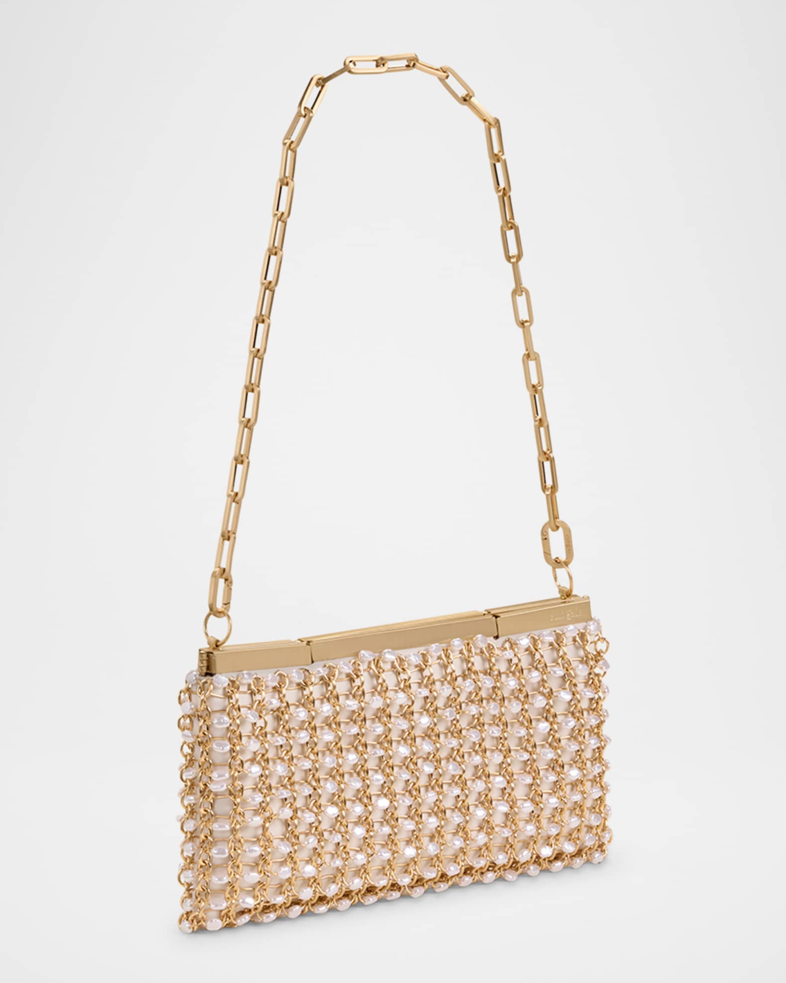 Felice Pearly Metal Crossbody Bag  1