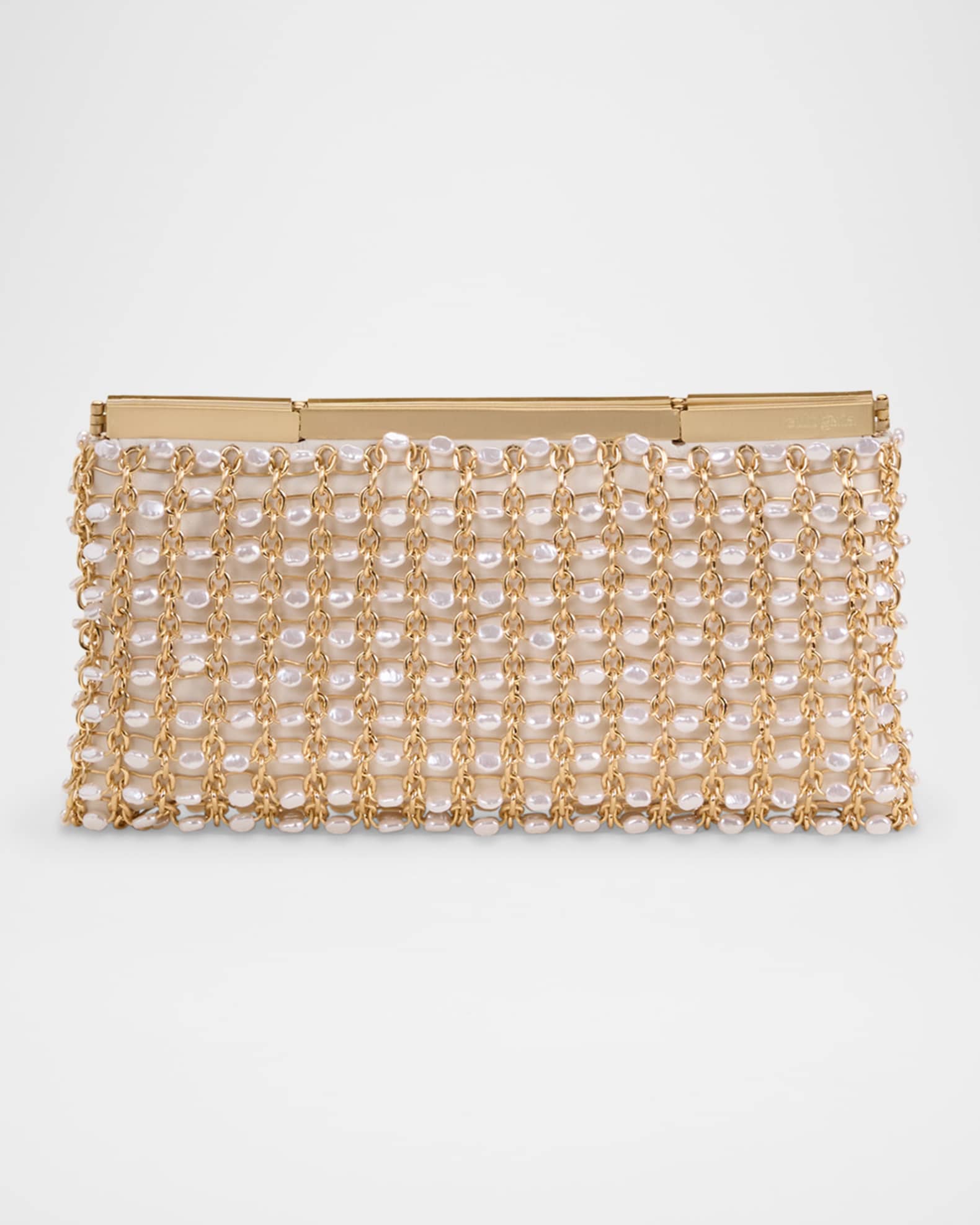 Felice Pearly Metal Crossbody Bag  0