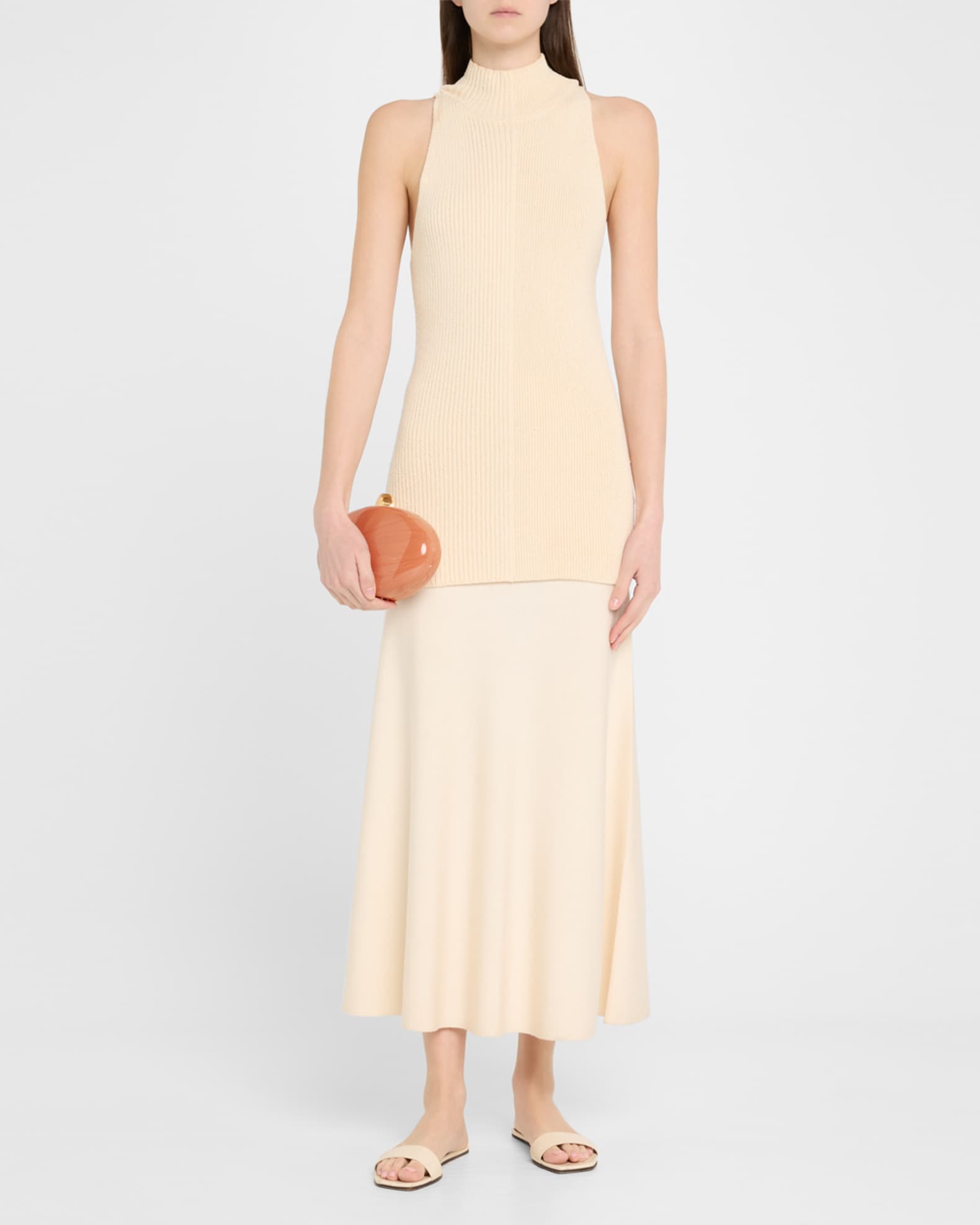 Cult Gaia Eviana Glossy Acrylic Clutch Bag | Neiman Marcus