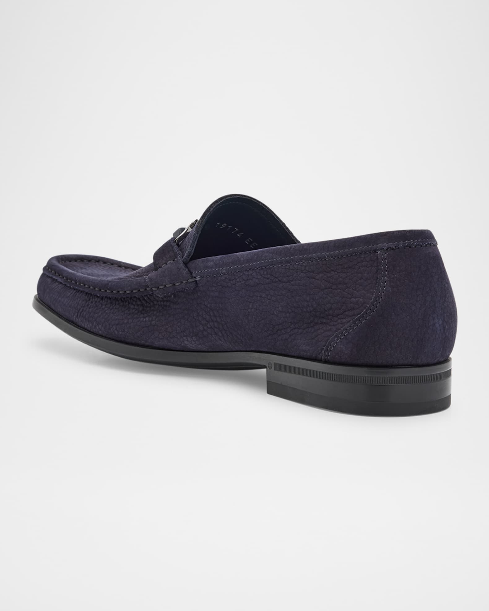 Men's Grandioso Leather Gancini-Bit Loafers 1