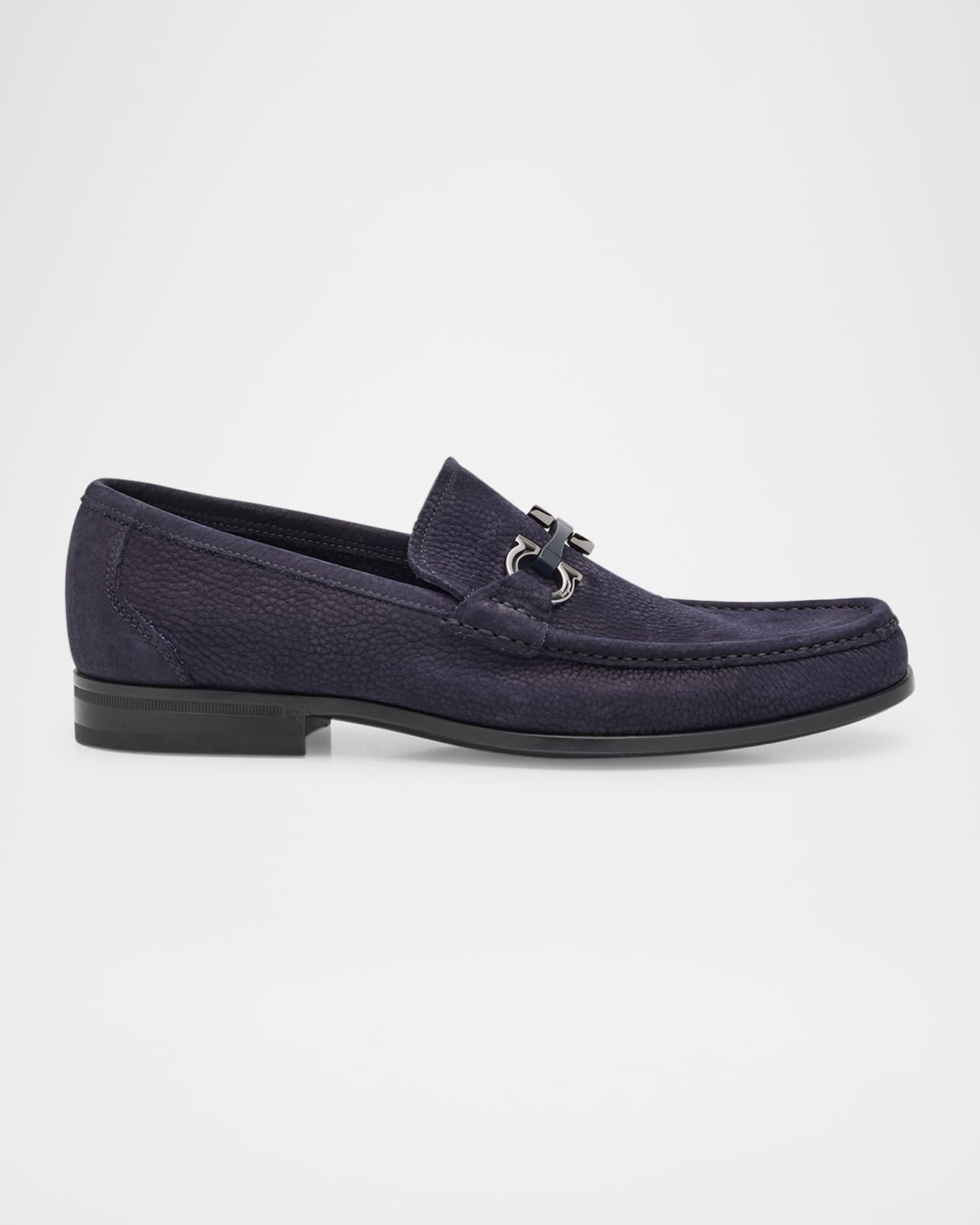 Men's Grandioso Leather Gancini-Bit Loafers 0