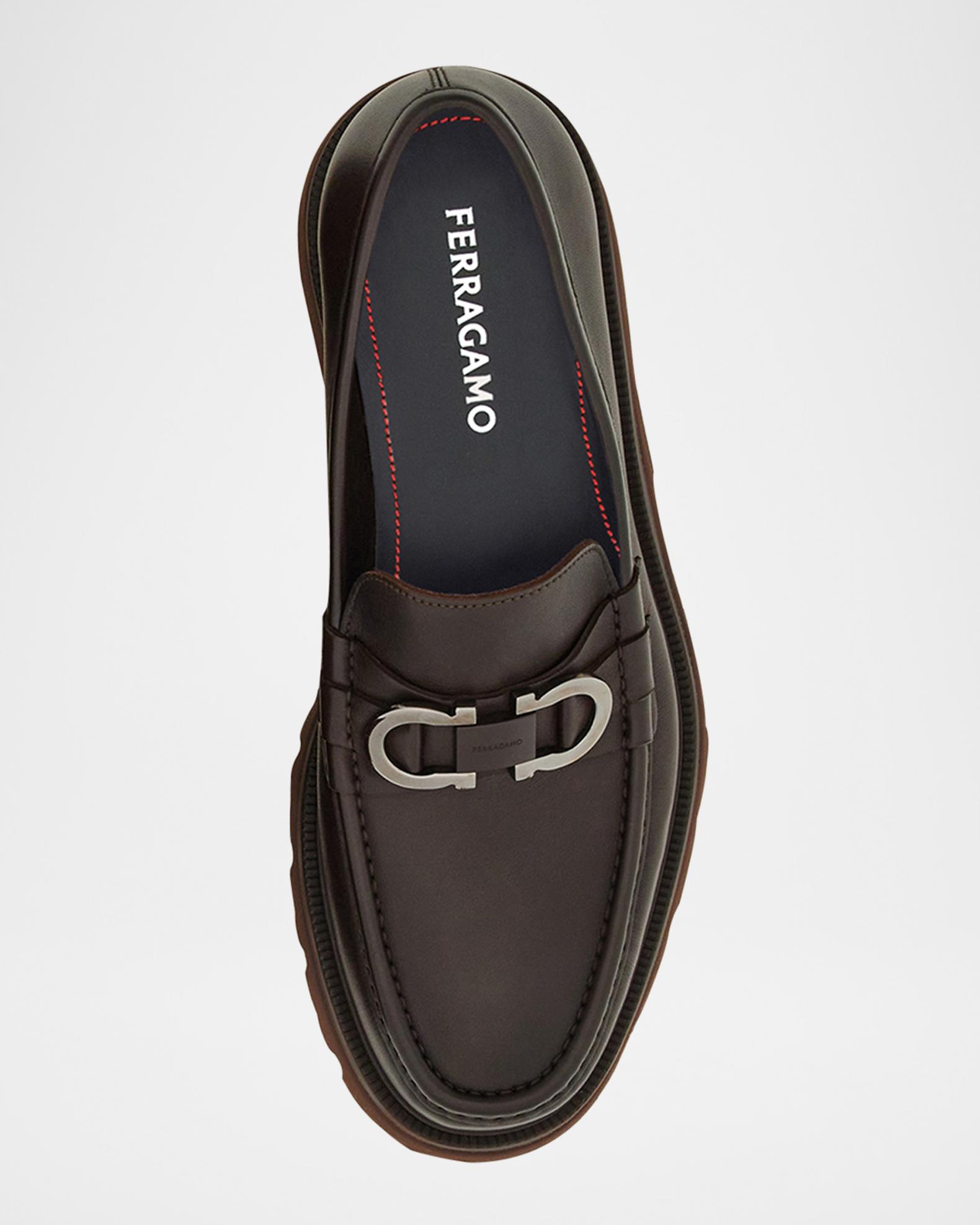 Salvatore Ferragamo Laguna Loafer Salvatore Ferragamo Leather Upper Blue Casual Shoes for Men  main image 3