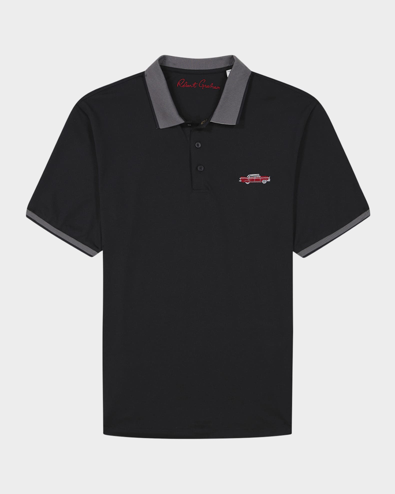 Men's Retro Ride Knit Polo Shirt 0
