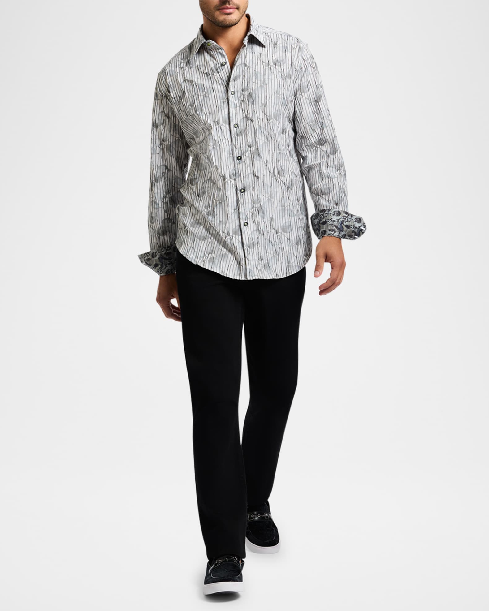 Men's Lagos Jacquard Sport Shirt 1