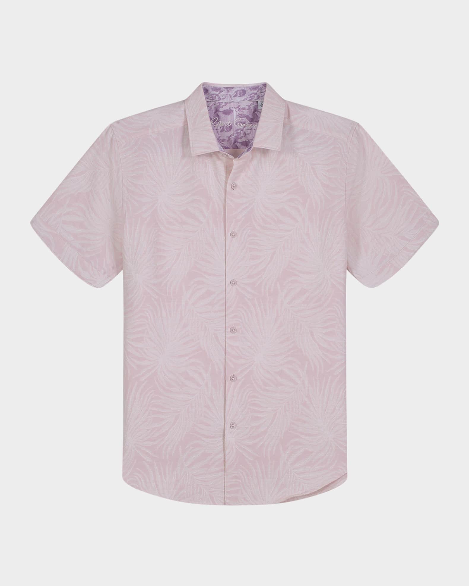 Men's Royal Palms Jacquard Short-Sleeve Shirt 0