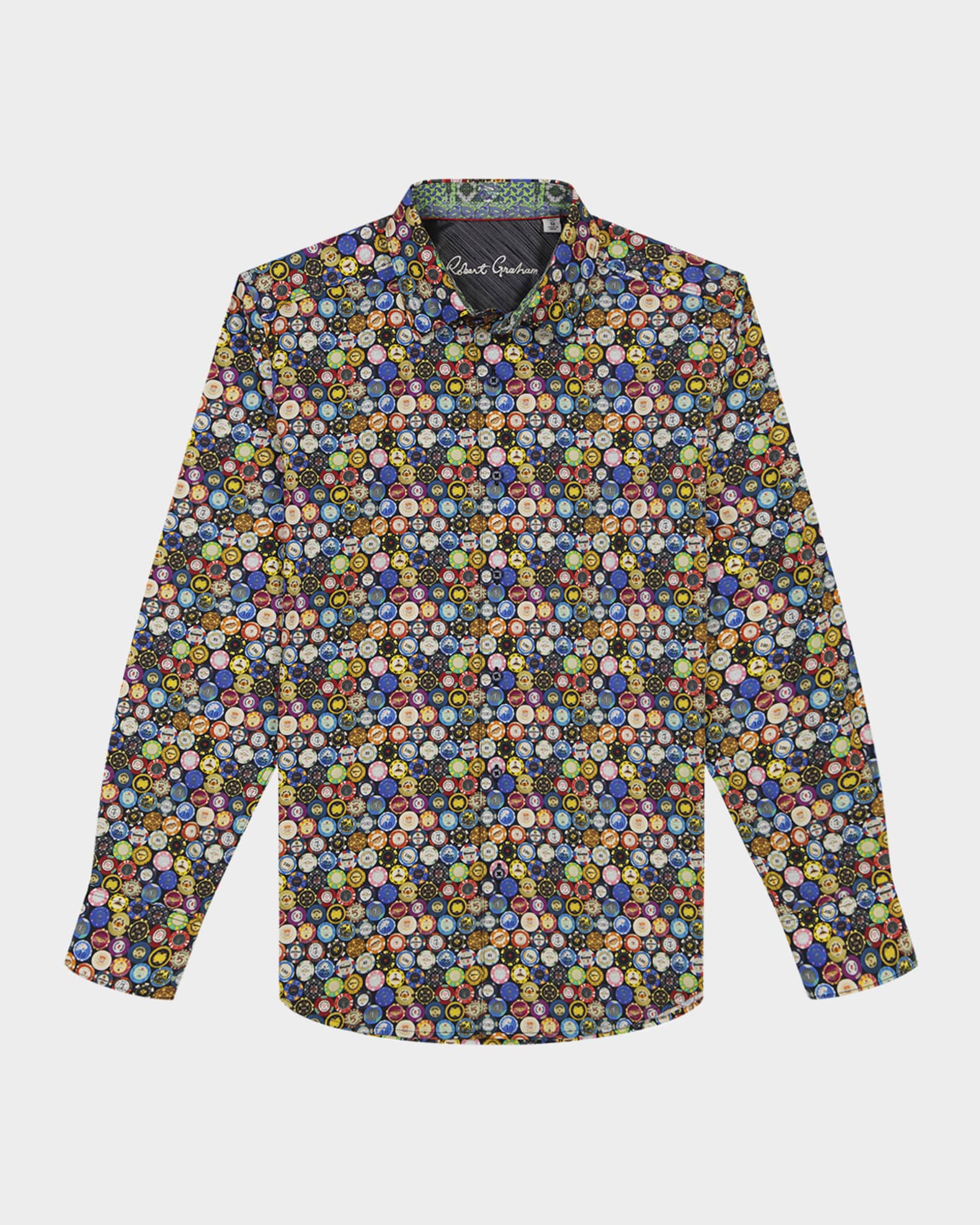 Men's Highroller Poker Chip Sport Shirt 0