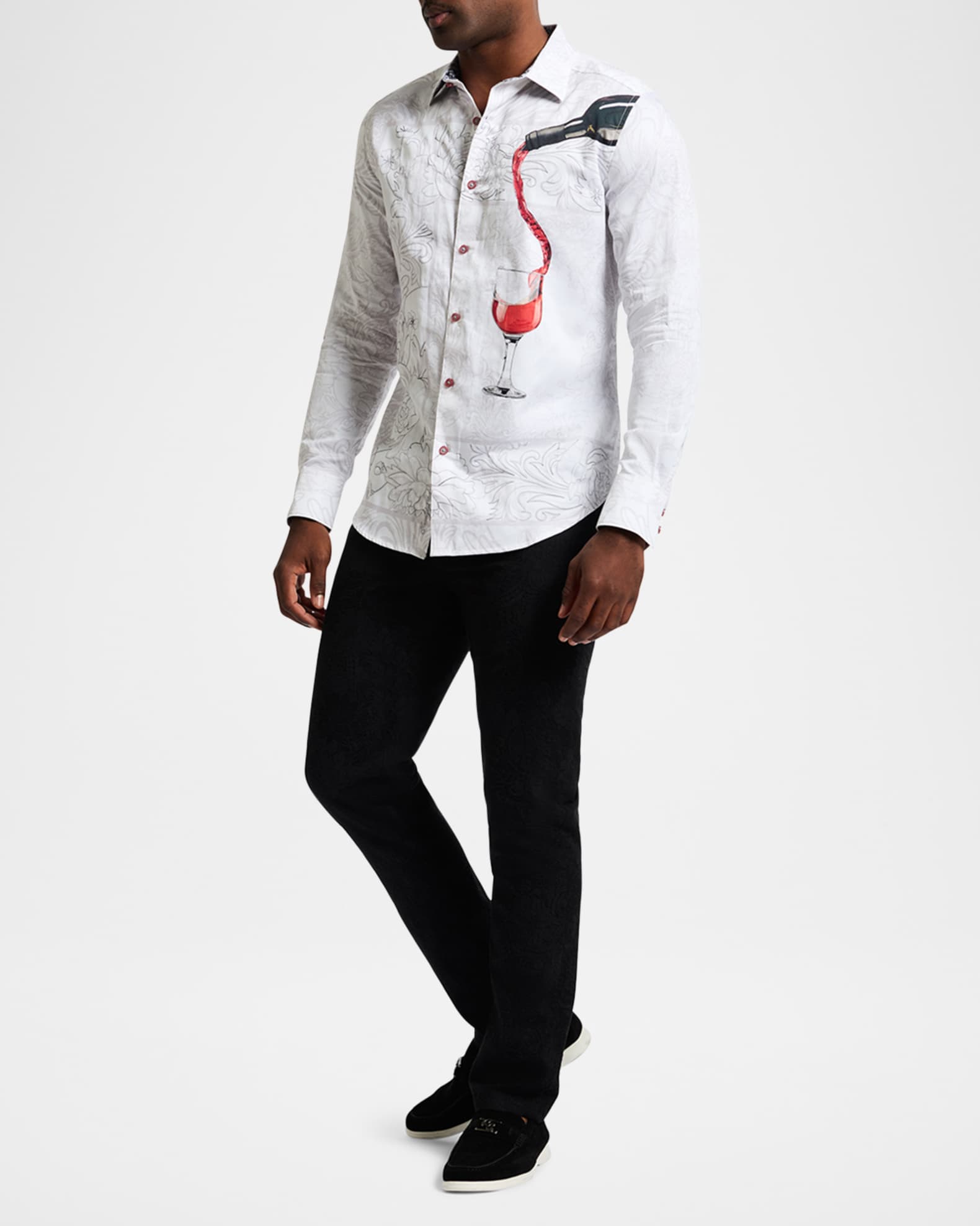 Men's Grenashe Pinot Noir Sport Shirt 1