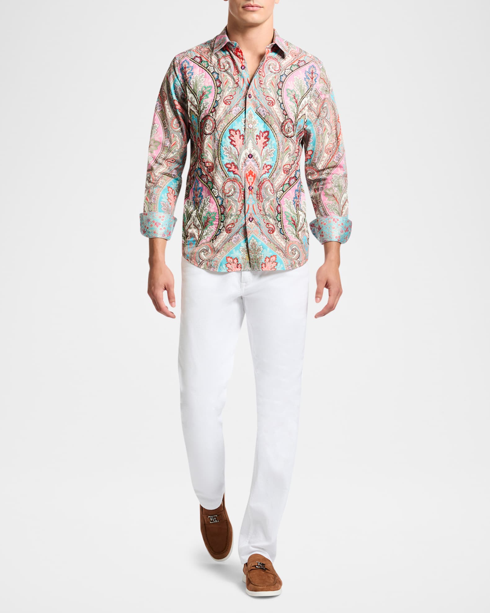 Men's Limited Edition Paisley Sport Shirt 1