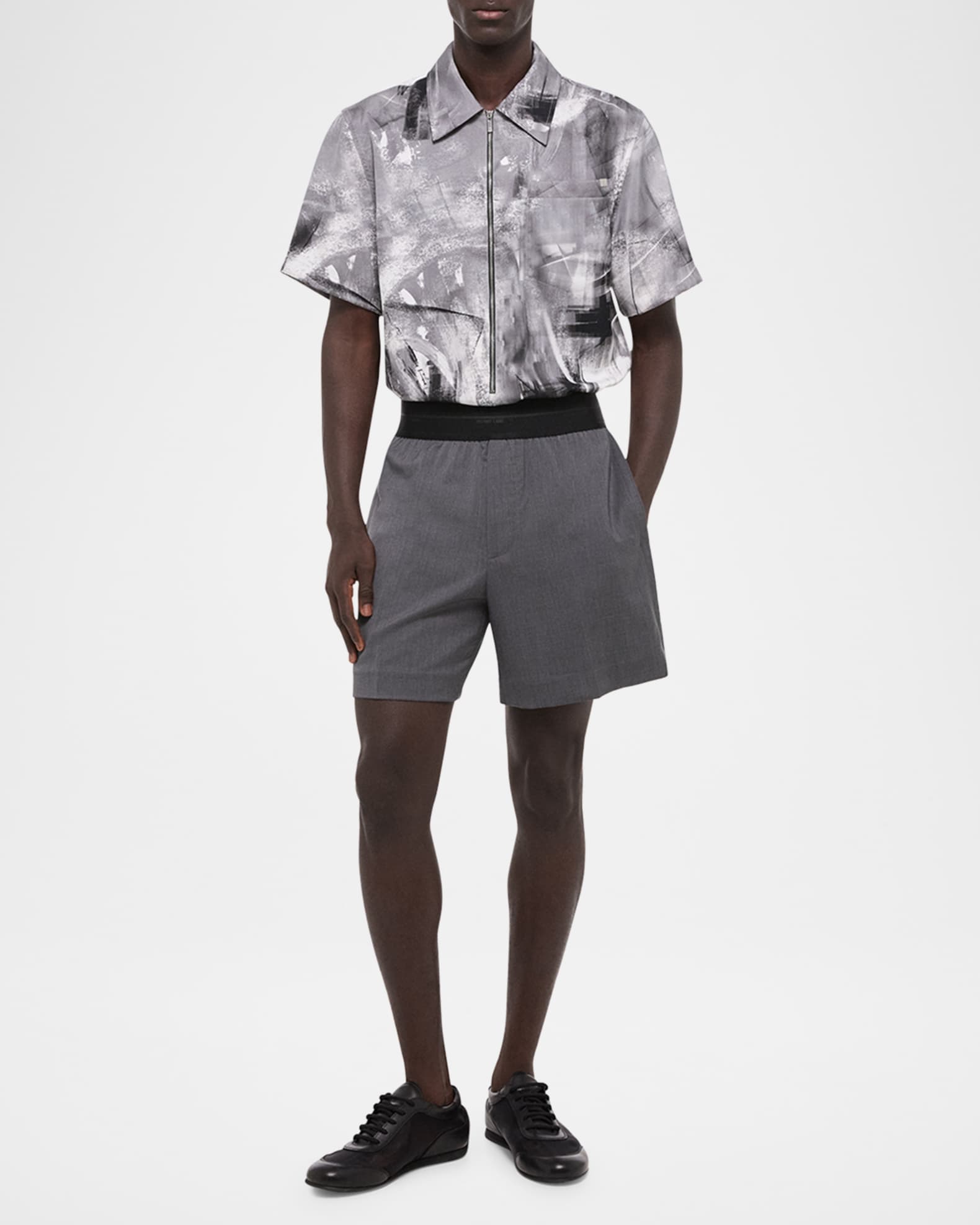 Men's Wool Pull-On Car Shorts 1