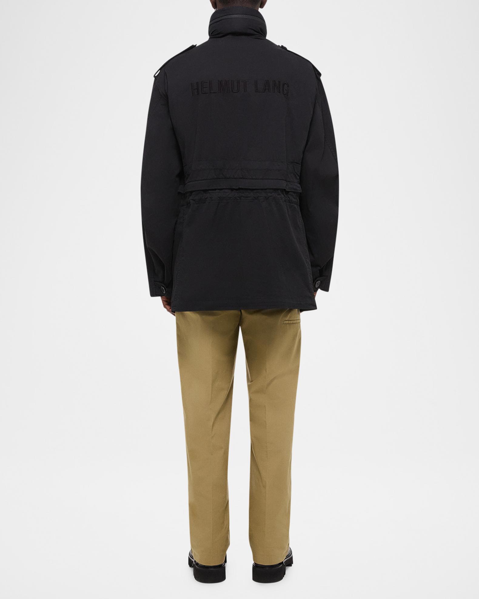 Helmut Lang Men's Field Jacket with Stowaway Hood | Neiman Marcus