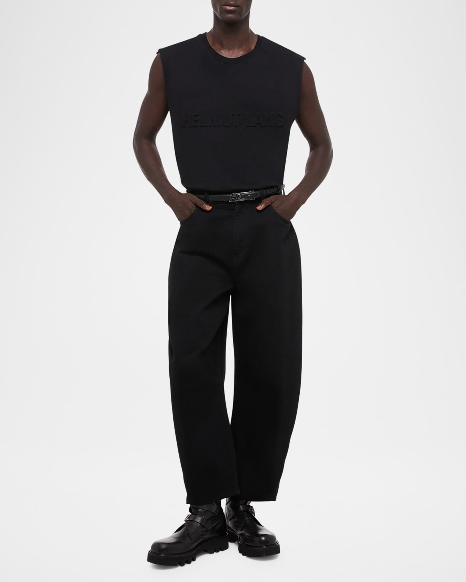 Men's Denim Cocoon Pants 1