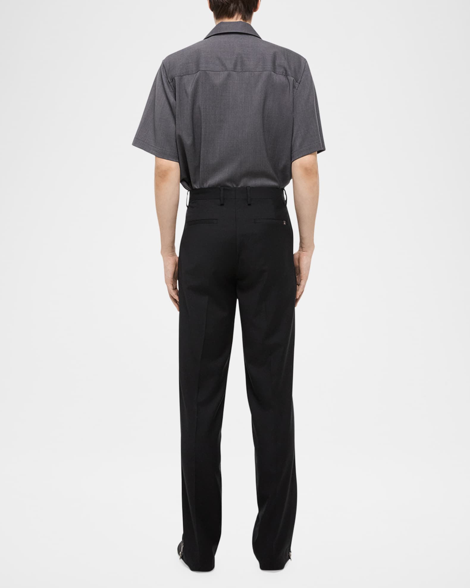 DOUBLE PLEATED TROUSER 【A23A-01PT01C】 MARKAWARE - DOUBLE PLEATED TROUSER ORGANICCOTTON