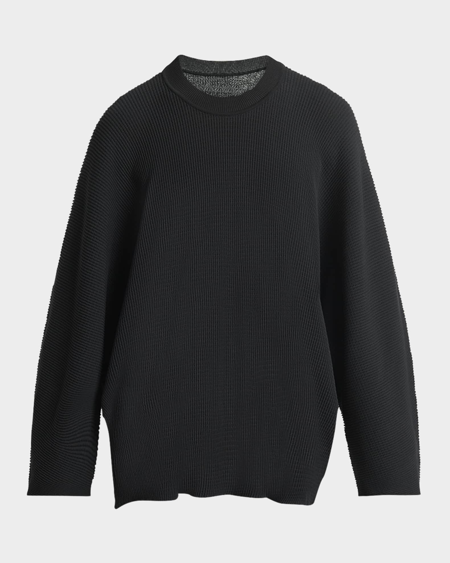 【美品】homme plisse issey miyake KNIT Brown Rustic Knit Turtleneck by HOMME PLISSÉ ISSEY MIYAKE on