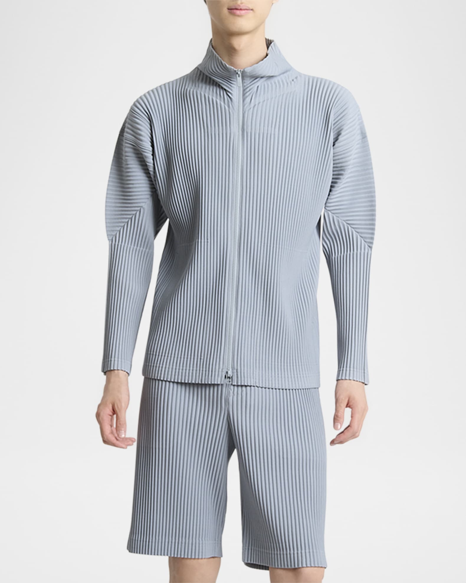 Homme Plisse Issey Miyake Men's Pleated Track Jacket