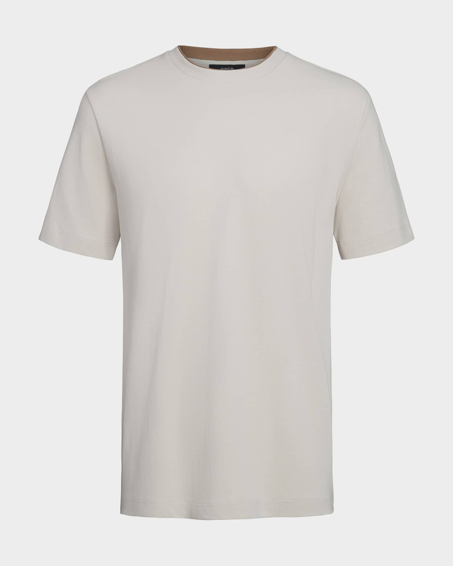 Men's Double-Neck Pima Cotton T-Shirt 0