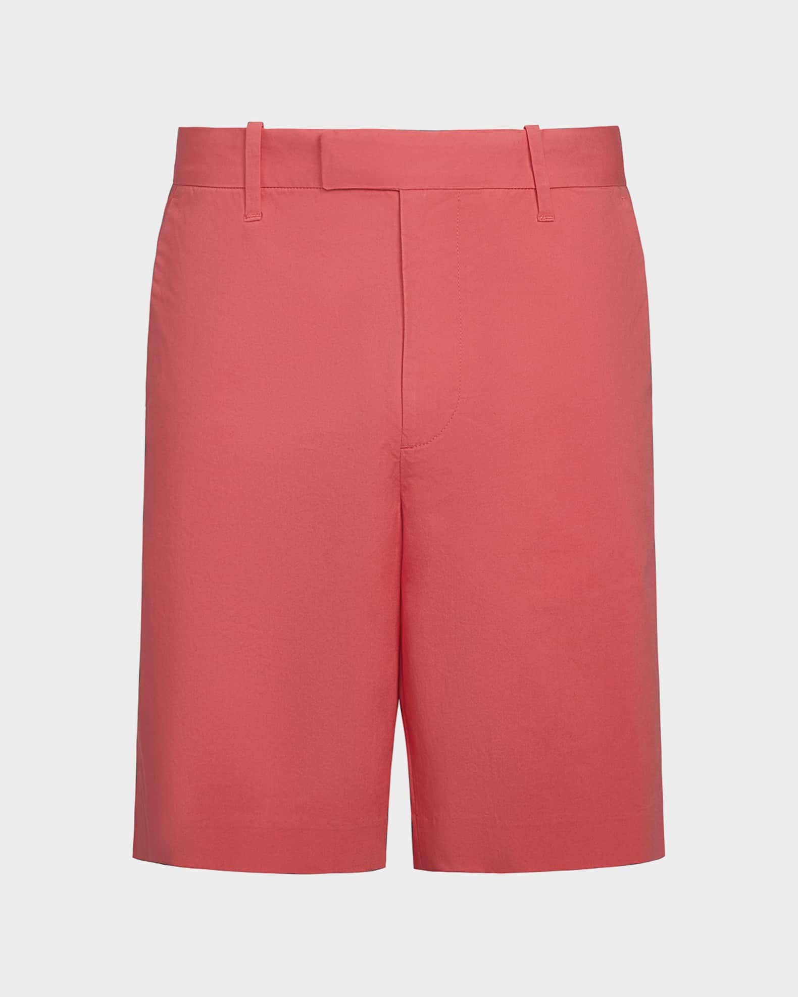Men's Italian Cotton Extended-Tab Shorts