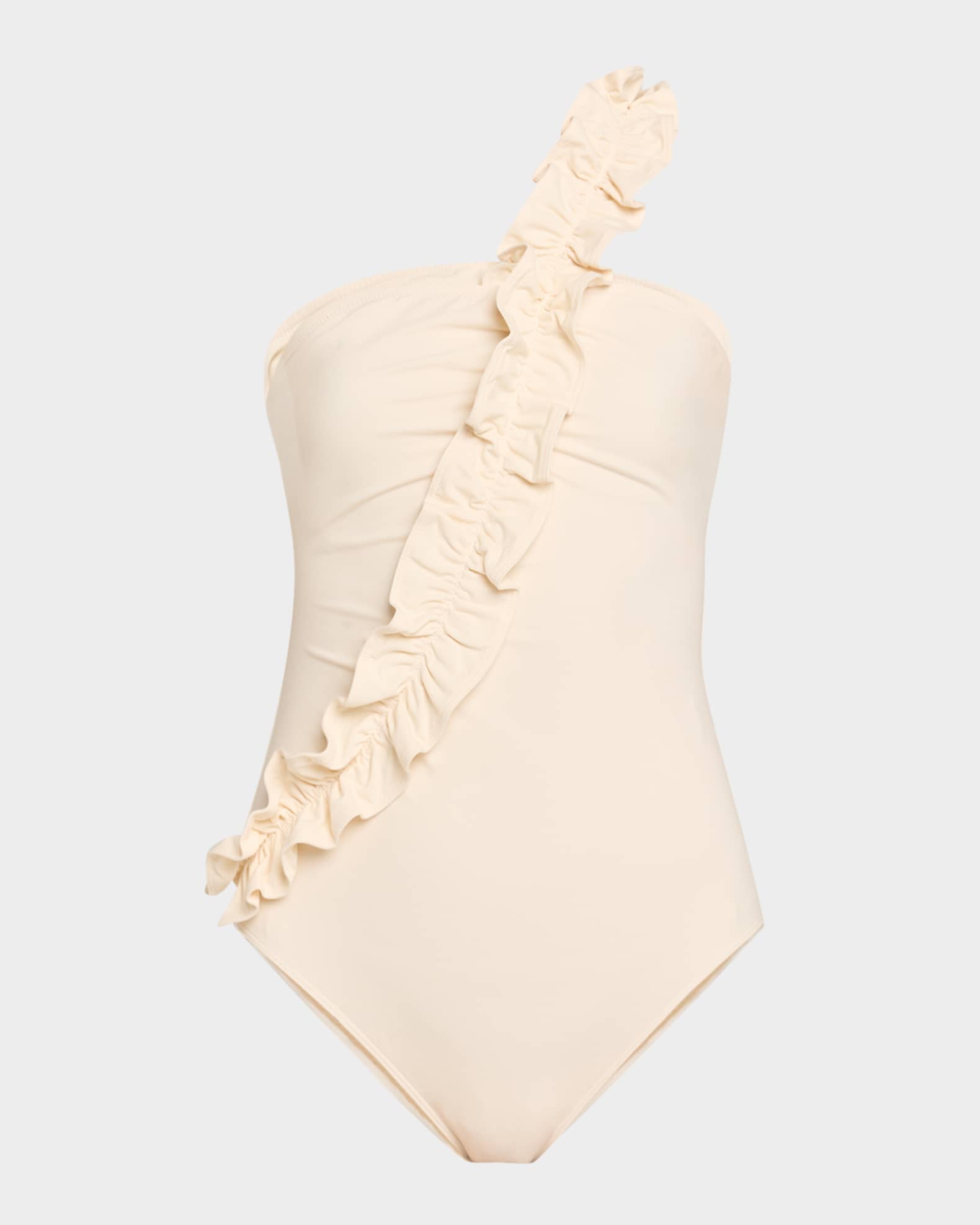 【ULLA JOHNSON】クレープミディワンピース ULLA JOHNSON クレープ ミディ丈ワンピース プリント入り フリル