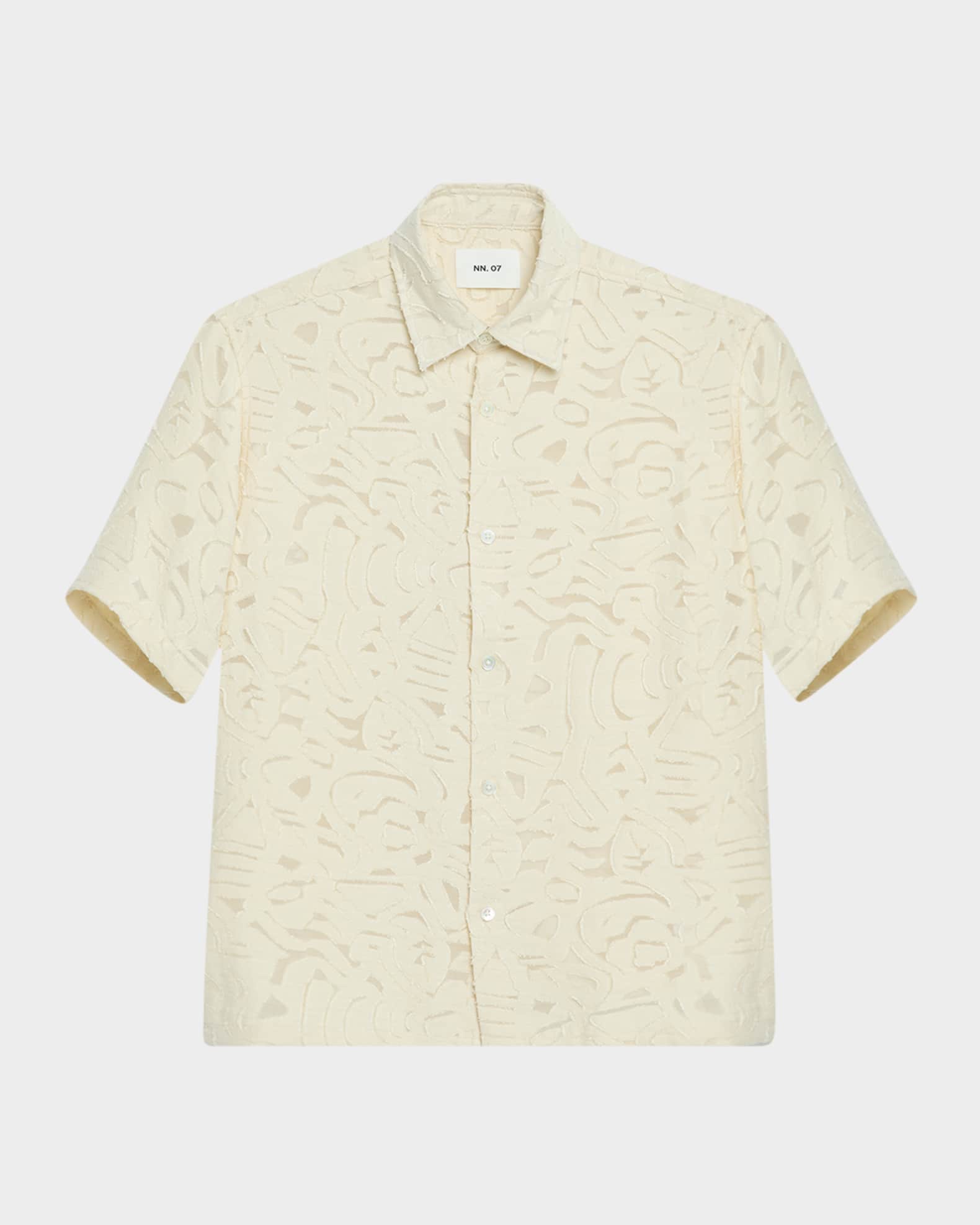NN.07 Men's Freddy Fil Coupe Button-Down Shirt | Neiman Marcus