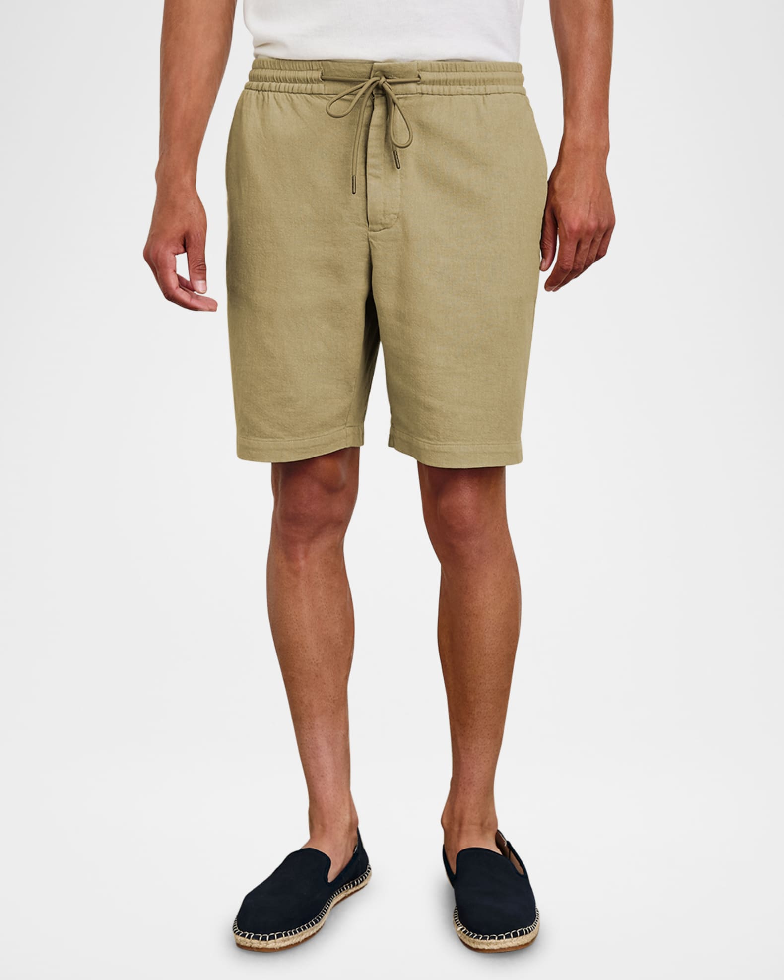 Men's Archer Cotton-Linen Shorts 1