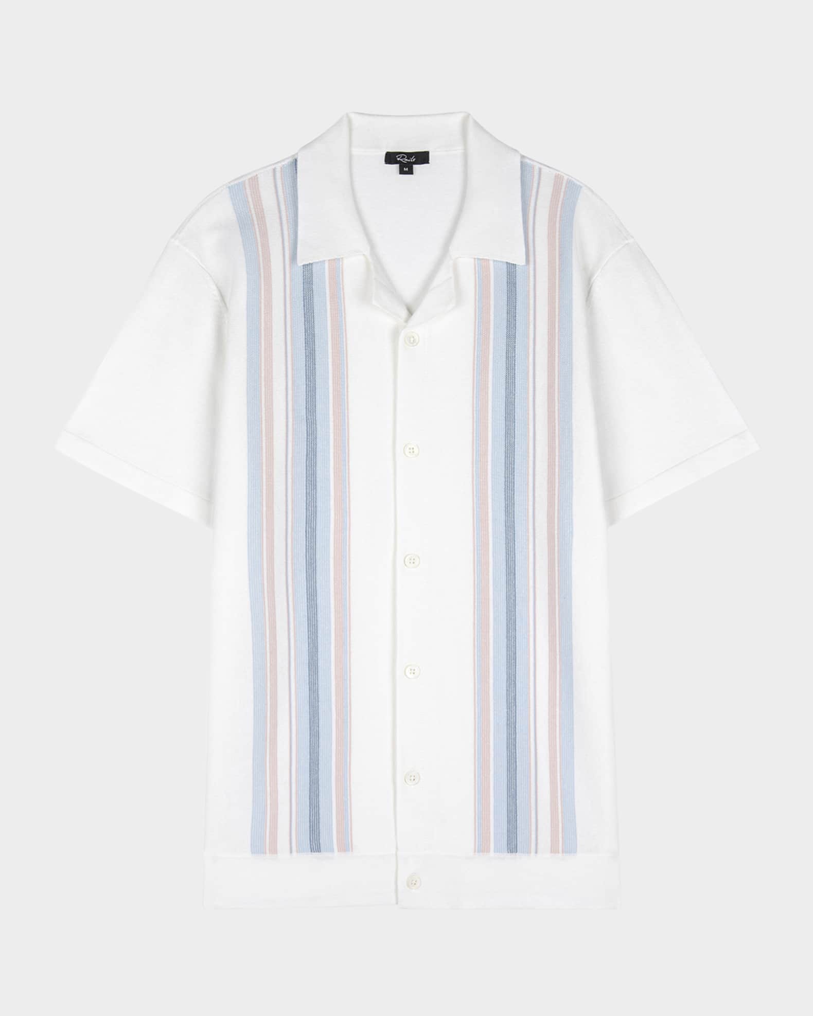 Men's Silas Knit Button-Down Shirt