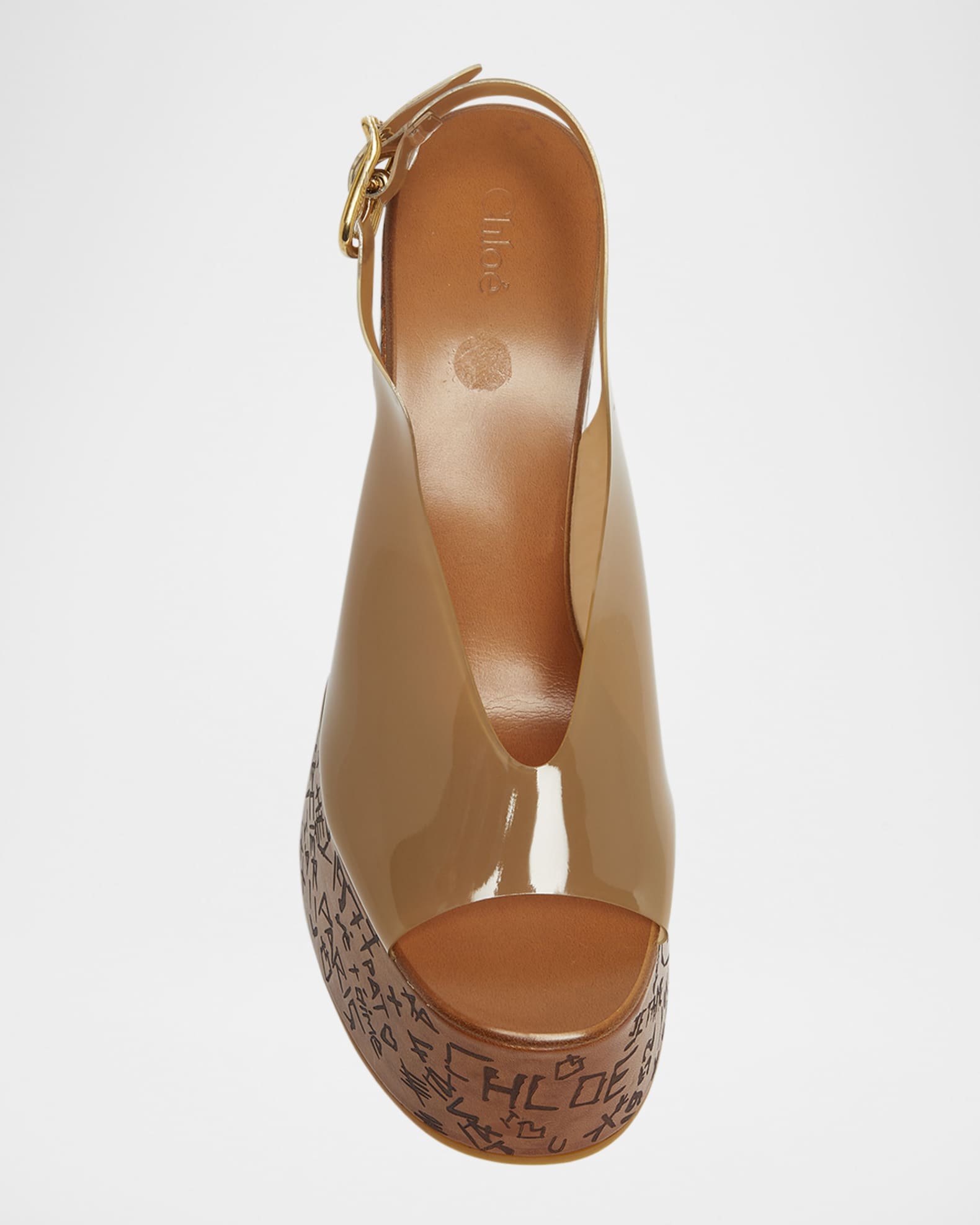 Chloe Maxime Jelly Slingback Platform Sandals | Neiman Marcus