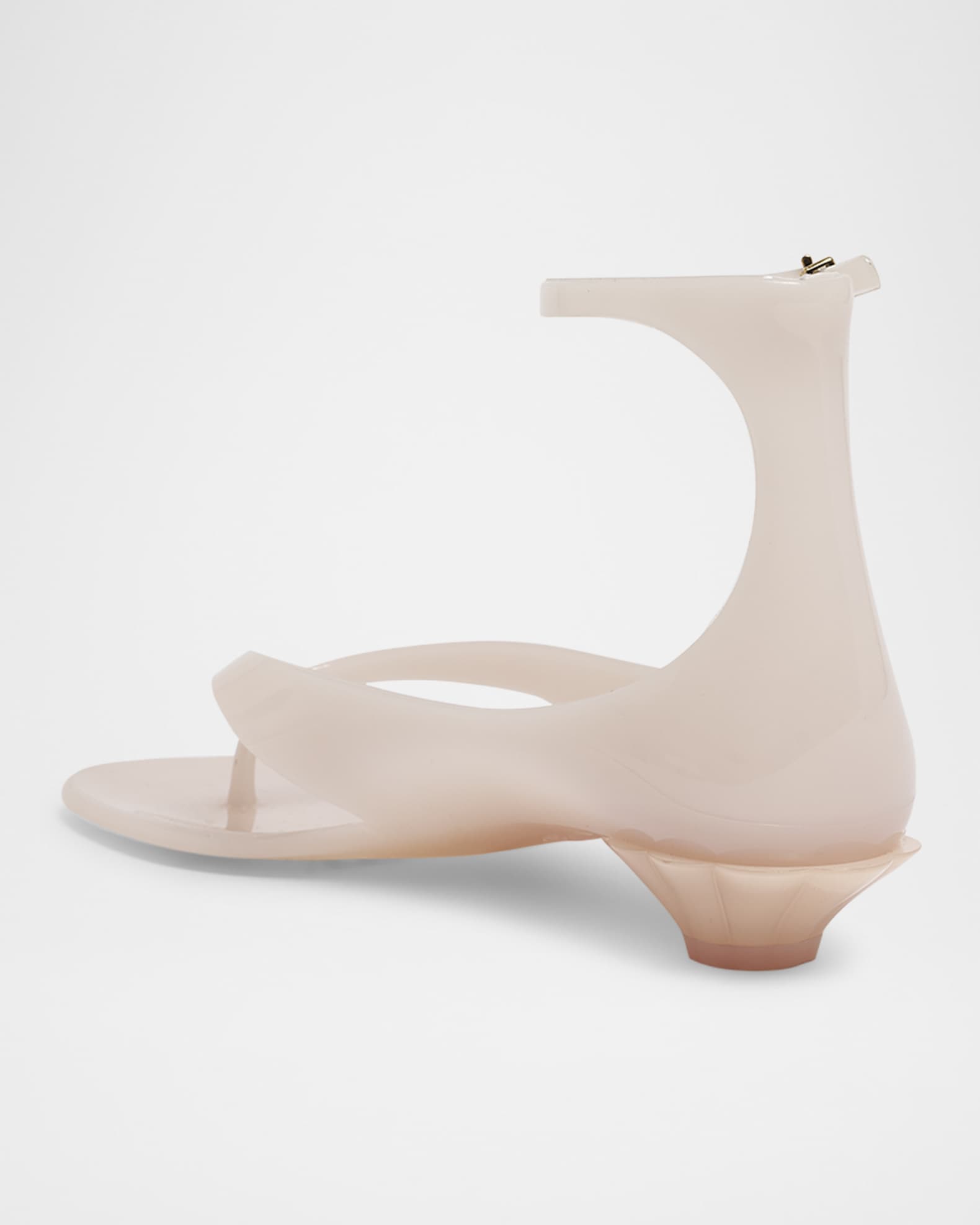 Jelly Thong Ankle-Strap Sandals 1