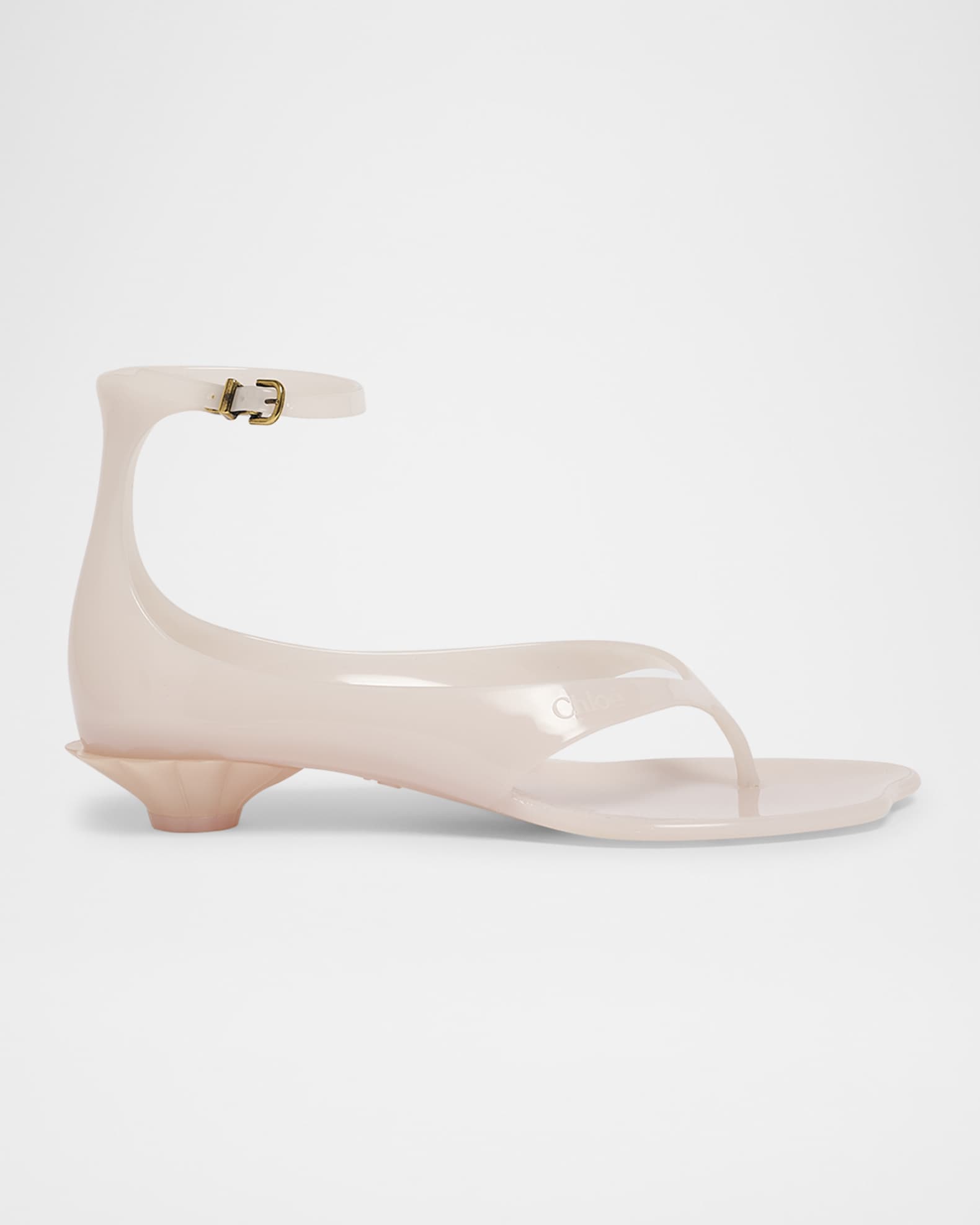 Jelly Thong Ankle-Strap Sandals 0