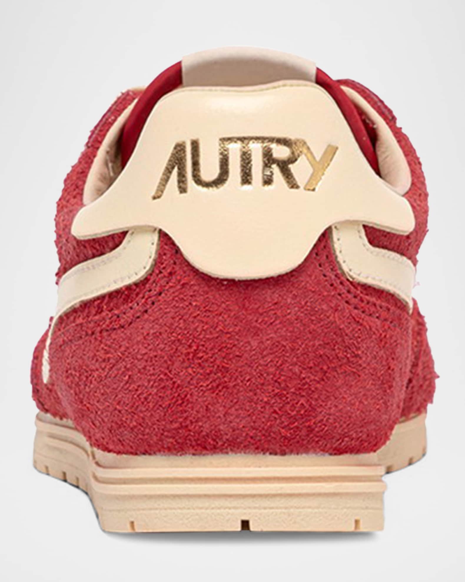 AUTRY Windspin Retro Suede Low-Top Sneakers | Neiman Marcus