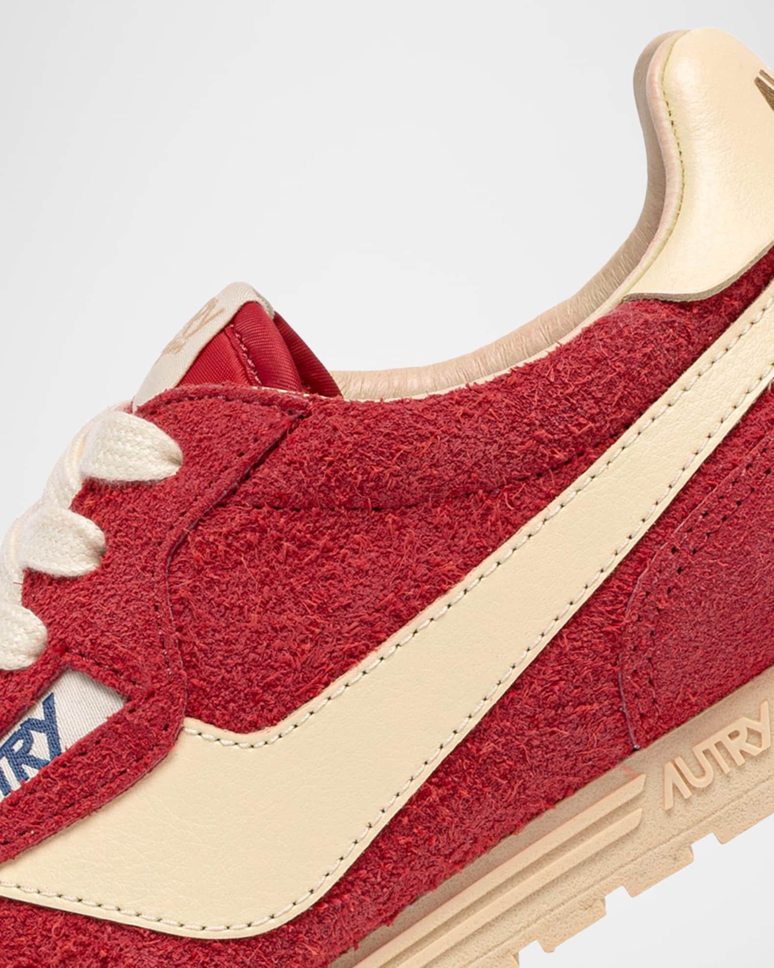 AUTRY Windspin Retro Suede Low-Top Sneakers | Neiman Marcus