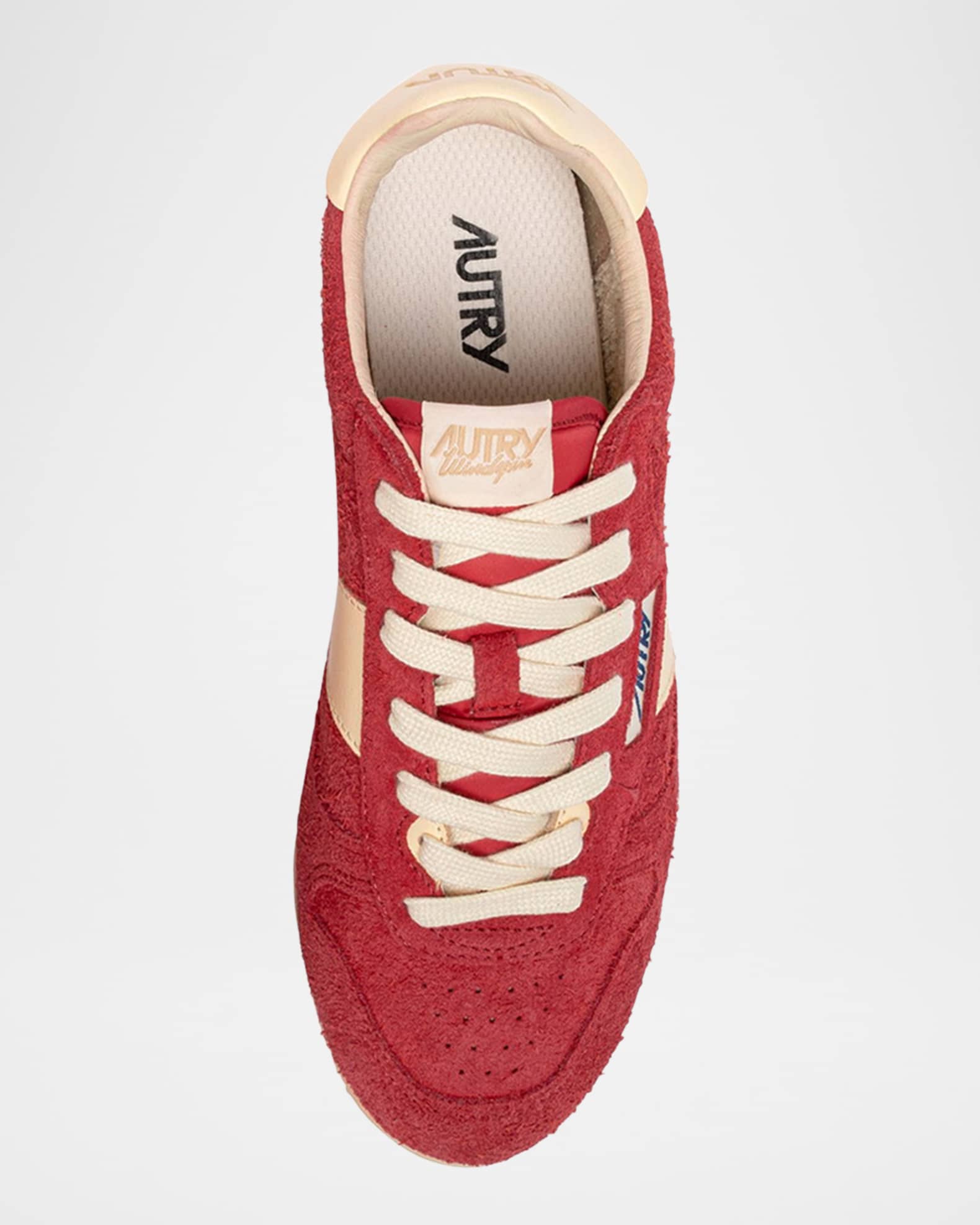 AUTRY Windspin Retro Suede Low-Top Sneakers | Neiman Marcus