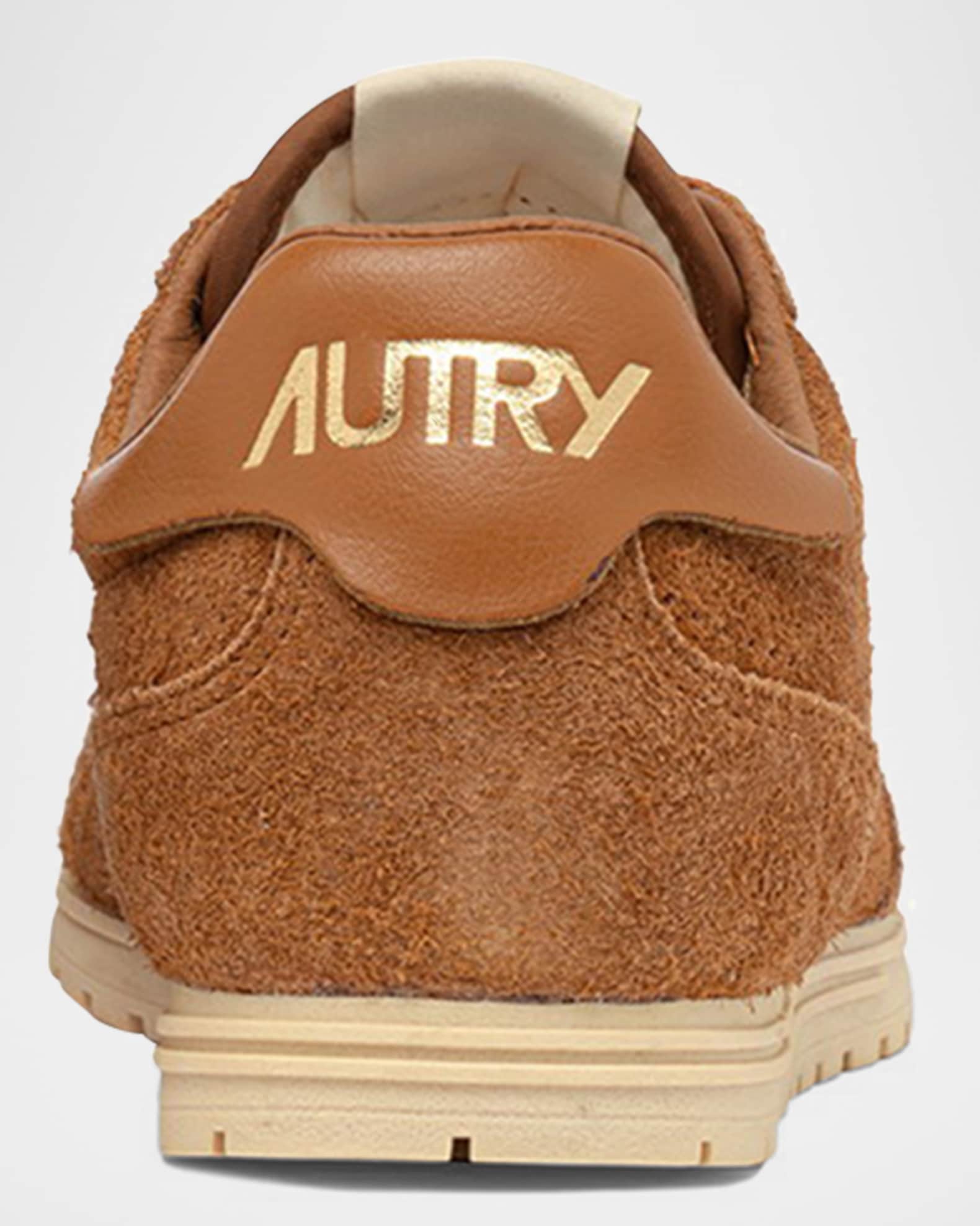 AUTRY Windspin Retro Suede Low-Top Sneakers | Neiman Marcus