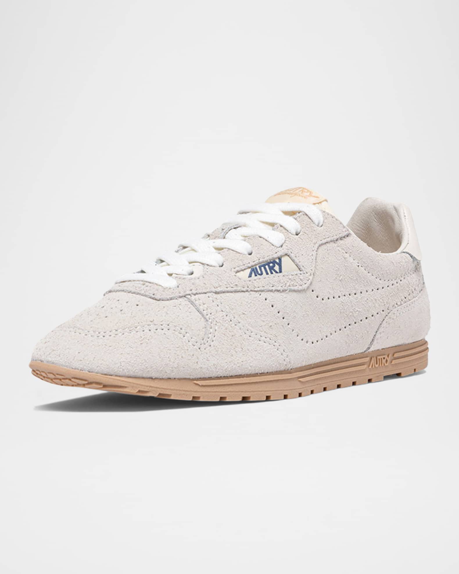 AUTRY Windspin Retro Suede Low-Top Sneakers | Neiman Marcus