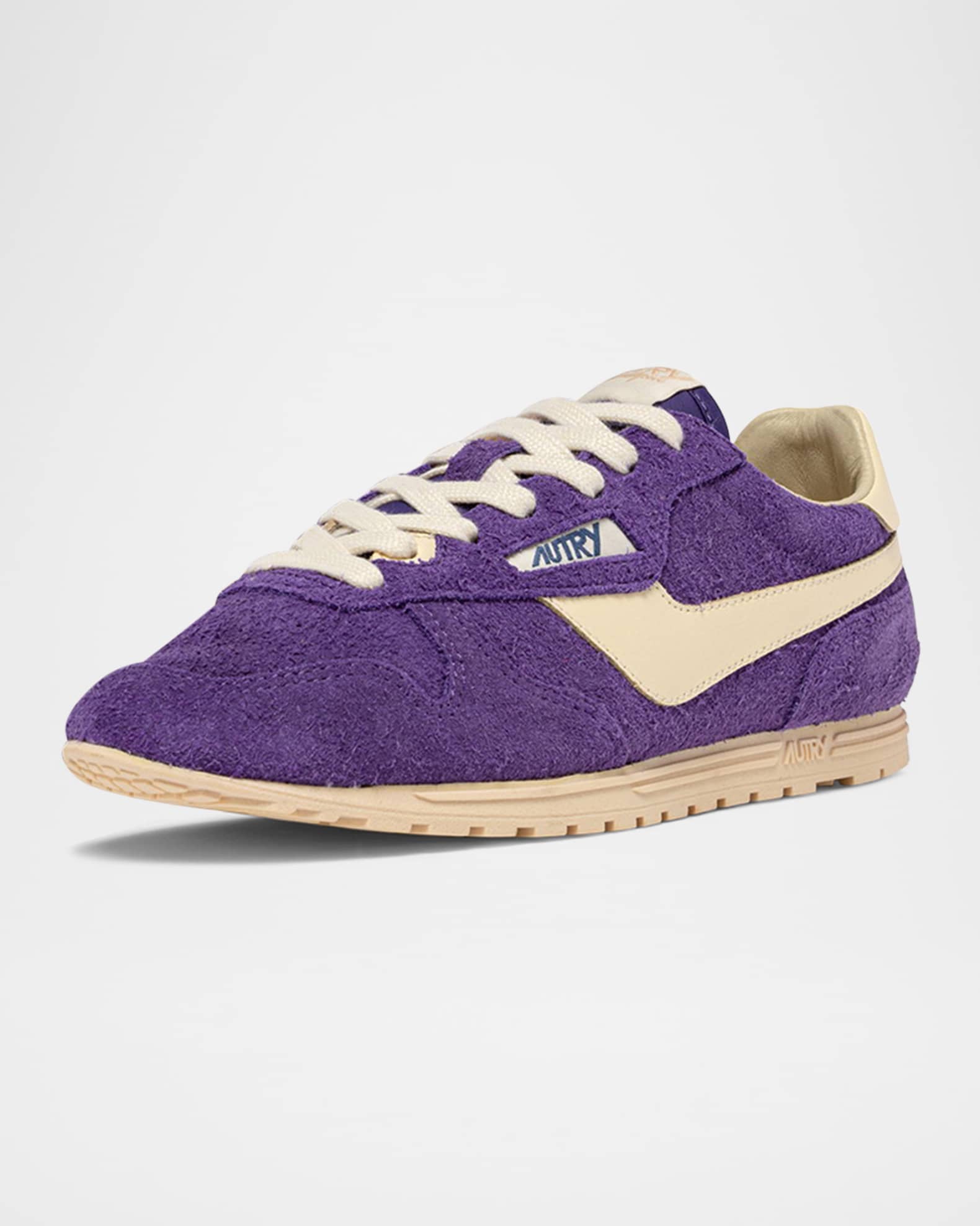 Windspin Retro Suede Low-Top Sneakers 1