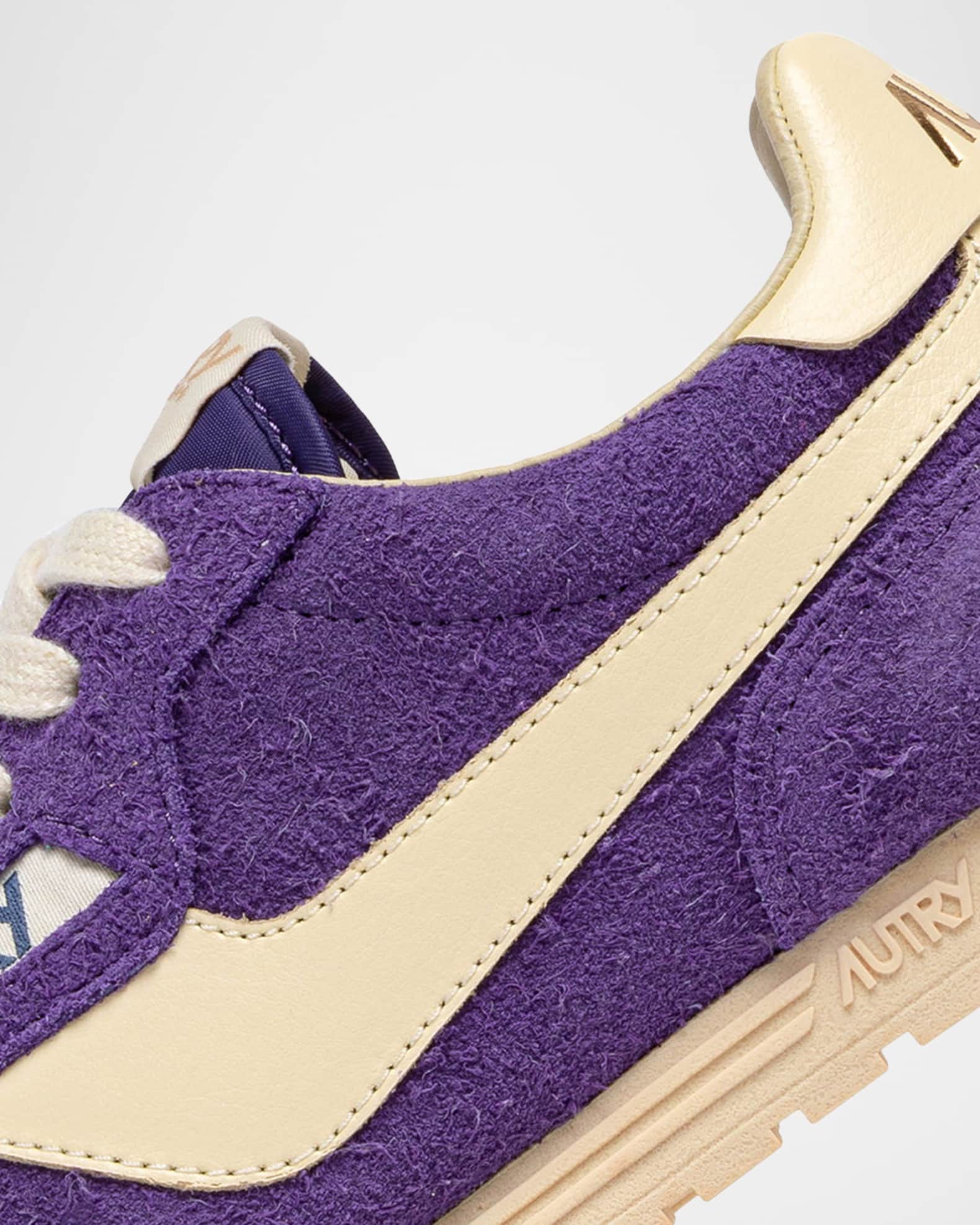 AUTRY Windspin Retro Suede Low-Top Sneakers | Neiman Marcus