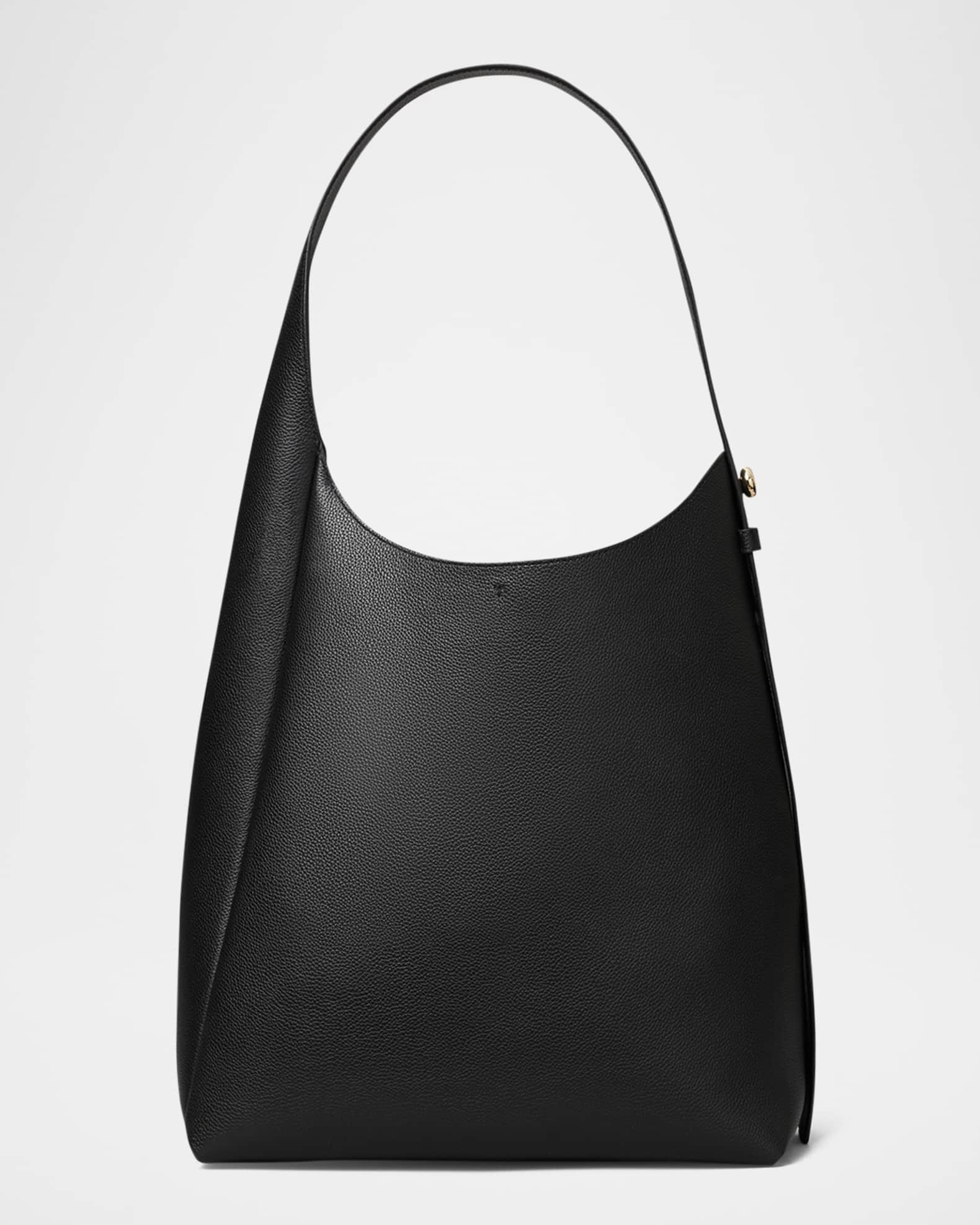 Romy Pebbled Leather Hobo Bag 0