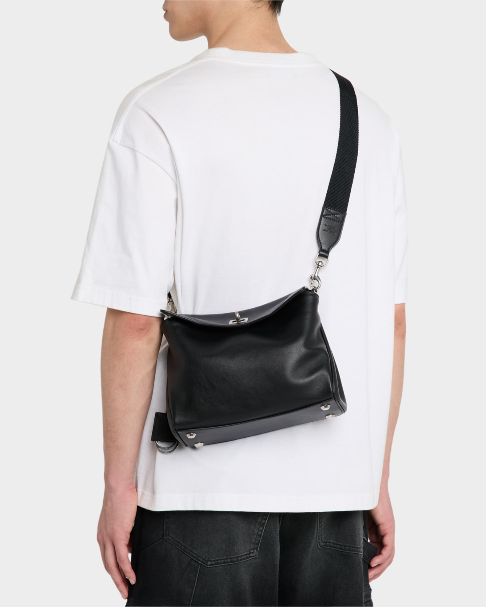 Balenciaga Men's Rodeo Small Messenger Bag | Neiman Marcus