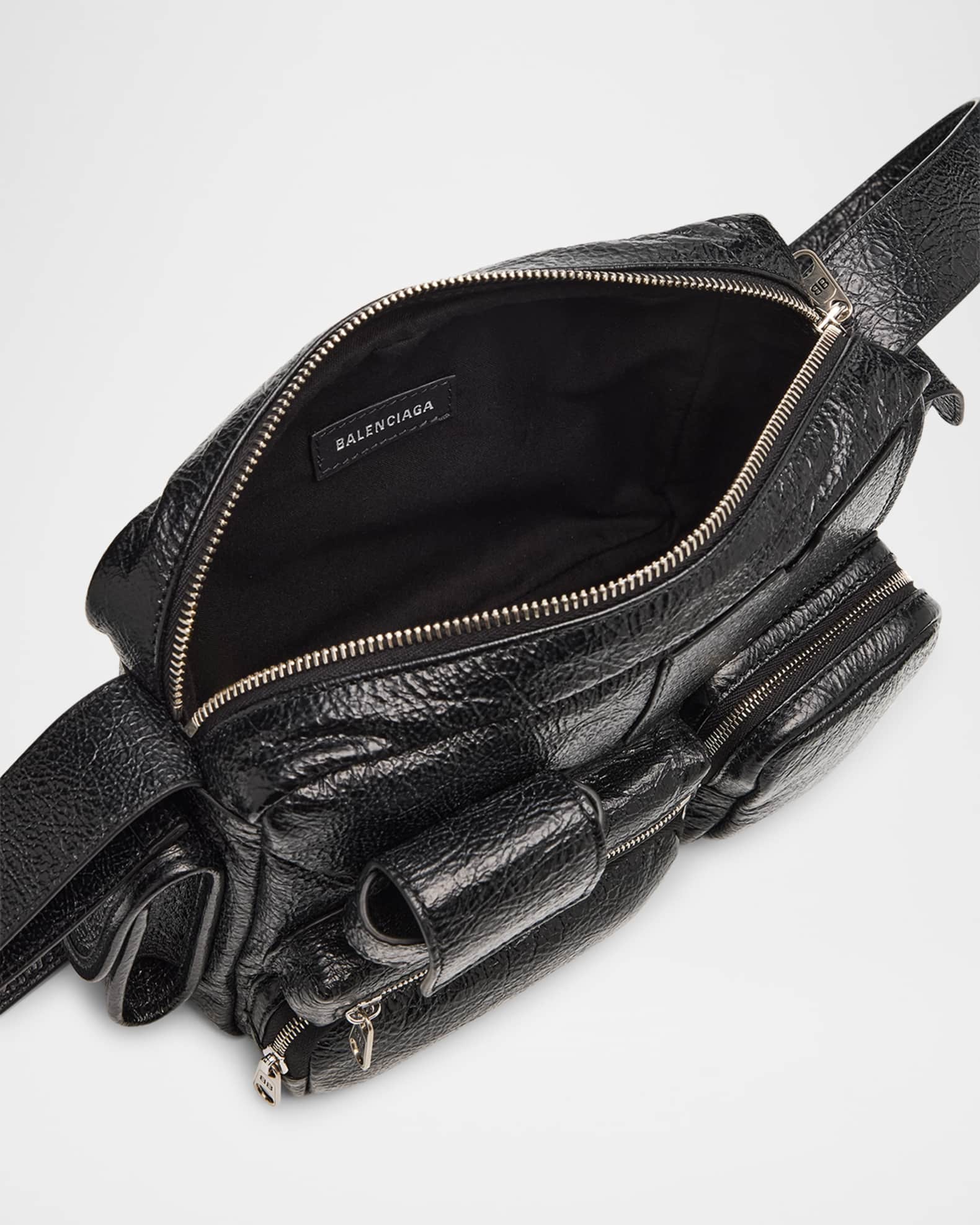 Balenciaga Men's Superbusy Lambskin Crossbody Bag | Neiman Balenciaga Men's Superbusy Lambskin Crossbody Bag | Neiman