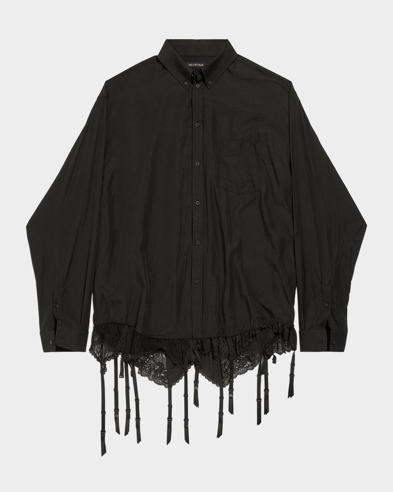Lingerie Button-Down Shirt 0