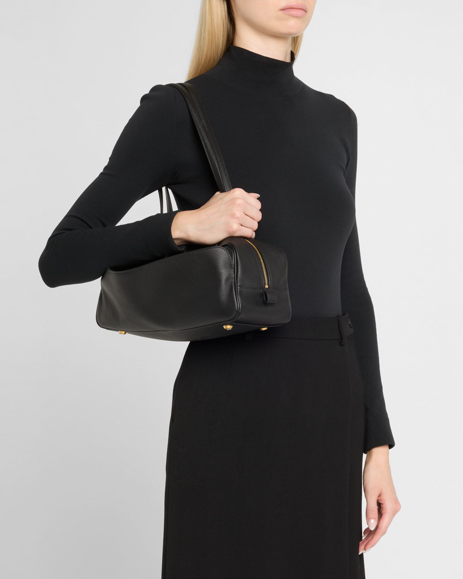 Balenciaga Carrie Small Bowling Bag | Neiman Marcus