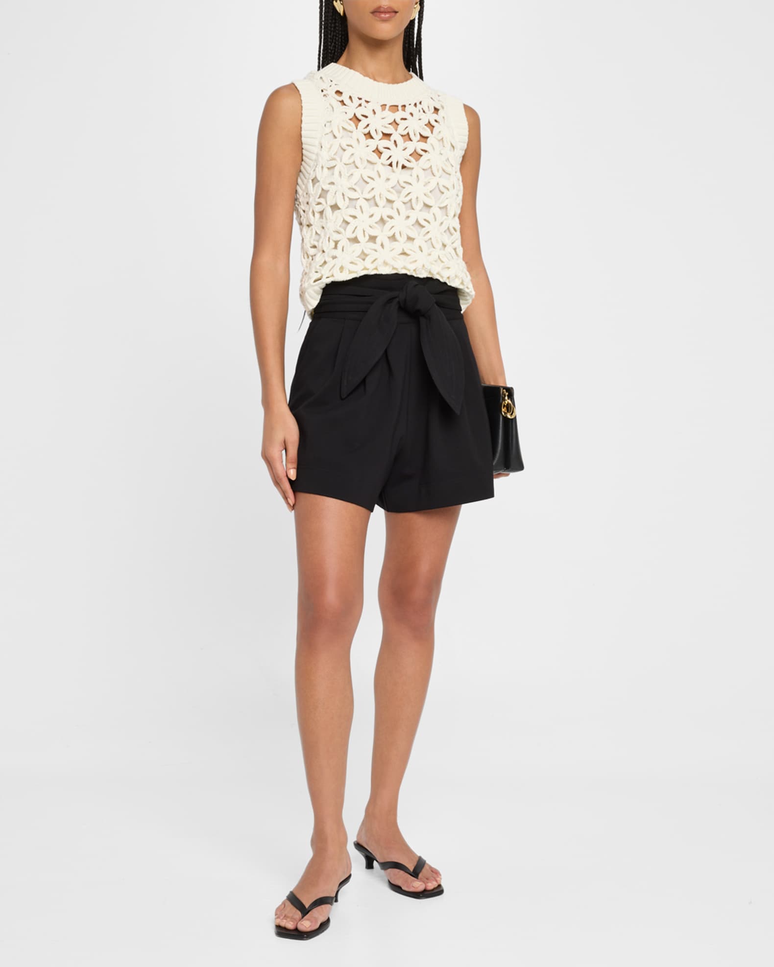Thea Floral Mesh Shell Top 1