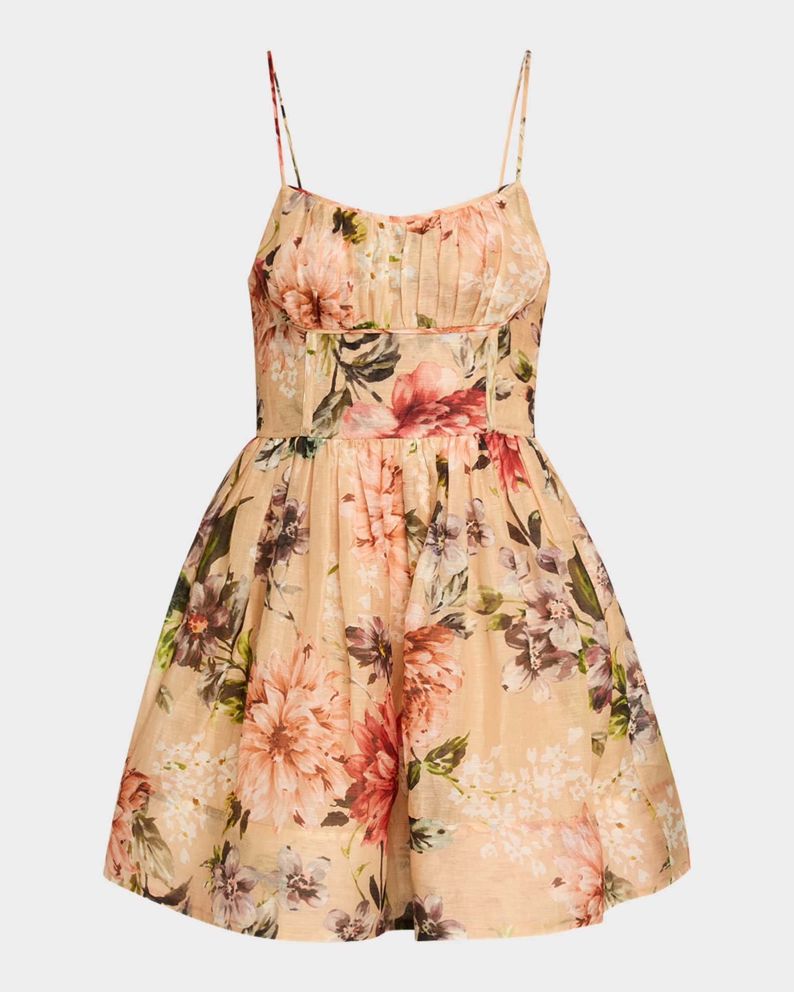 flower fit and flare dress Fit-and-Flare Linear Lace Woven Maxi Dress main image 0