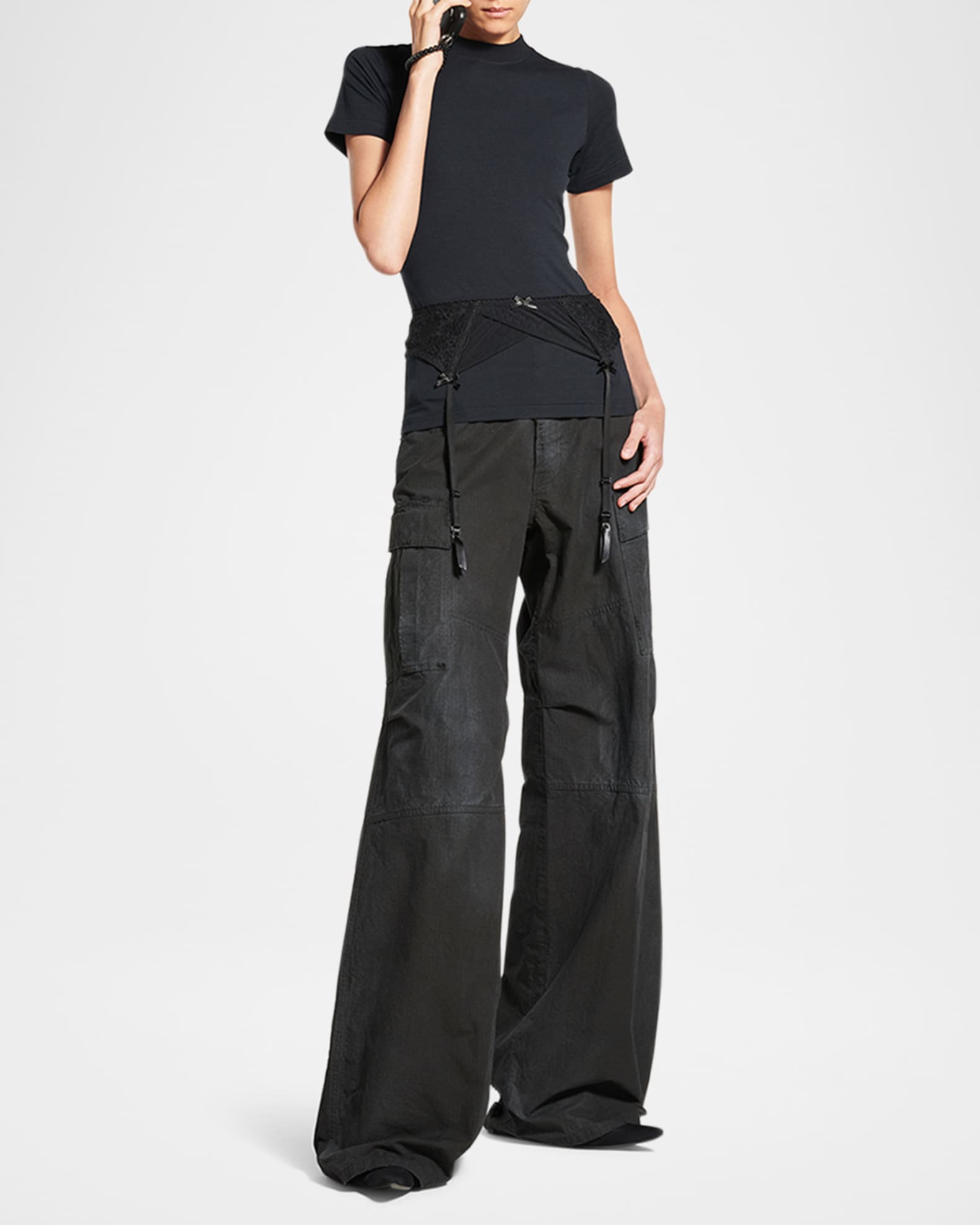 Balenciaga Lingerie Short-Sleeve T-Shirt | Neiman Marcus