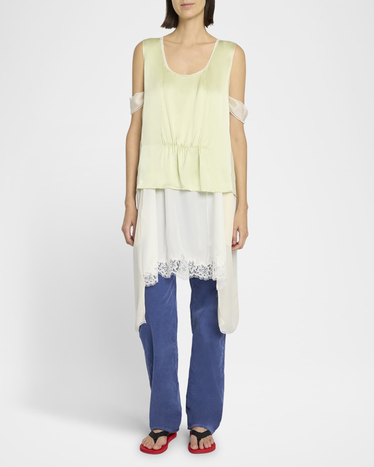 Dinara Boxy Silk Top 1