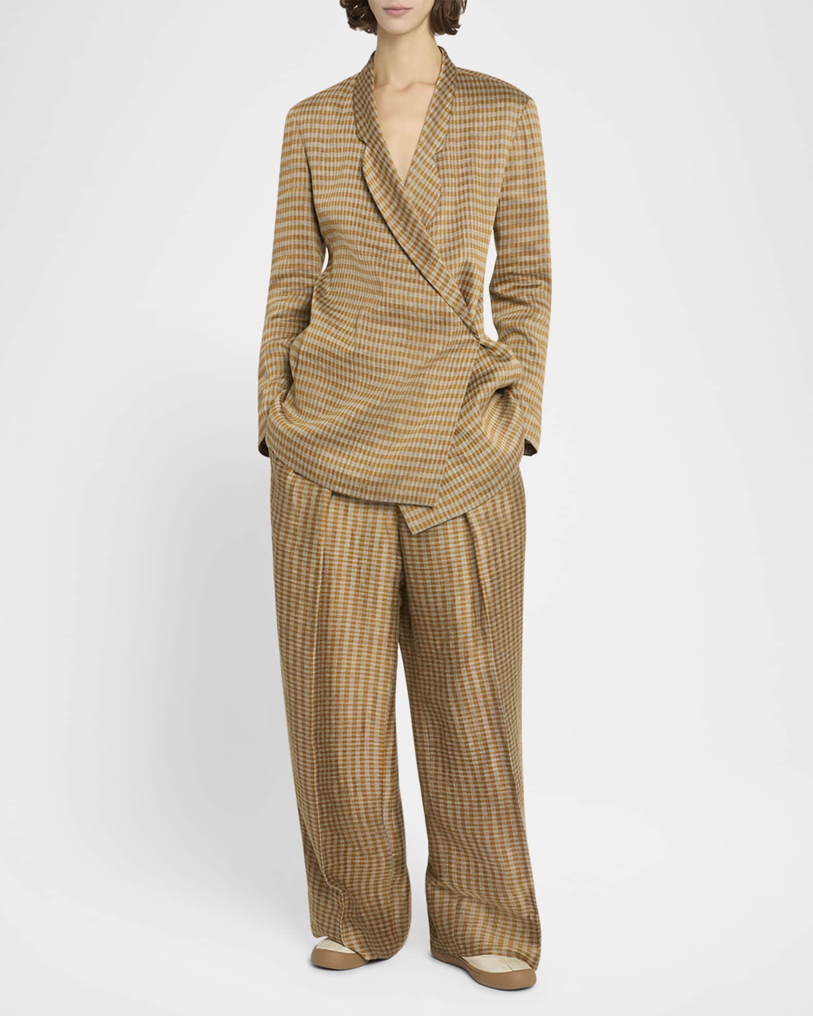 Jeremiah Check Wrap Jacket 1