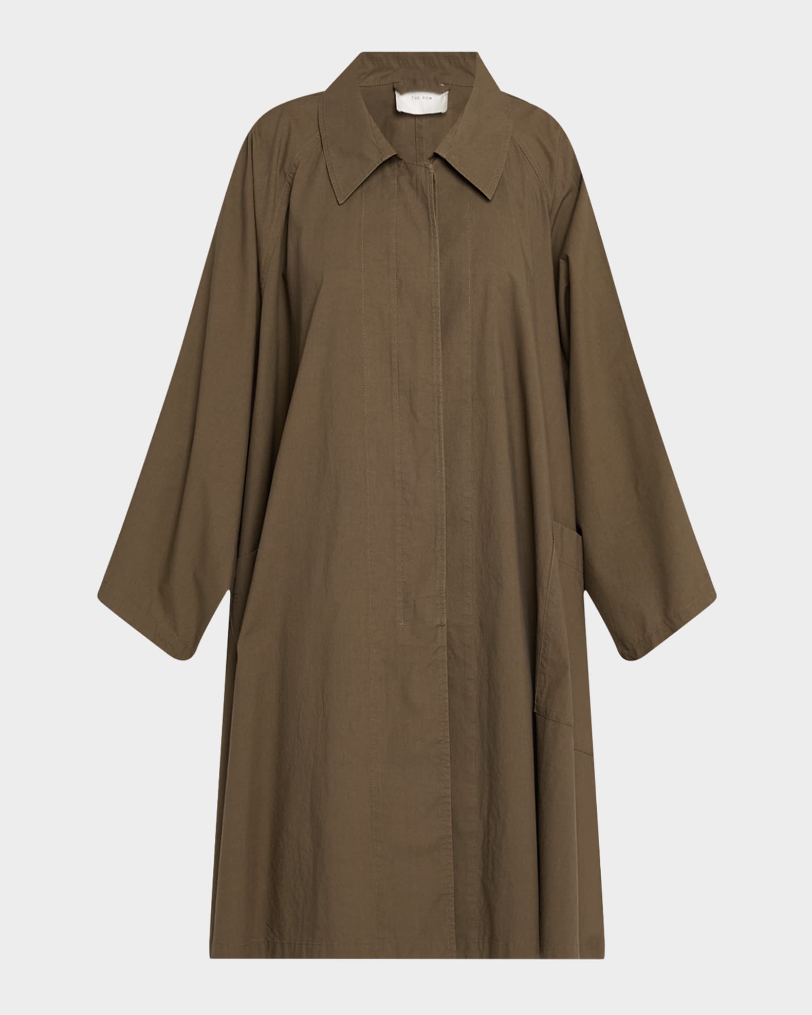 THE ROW Leins Cotton Top Coat | Neiman Marcus