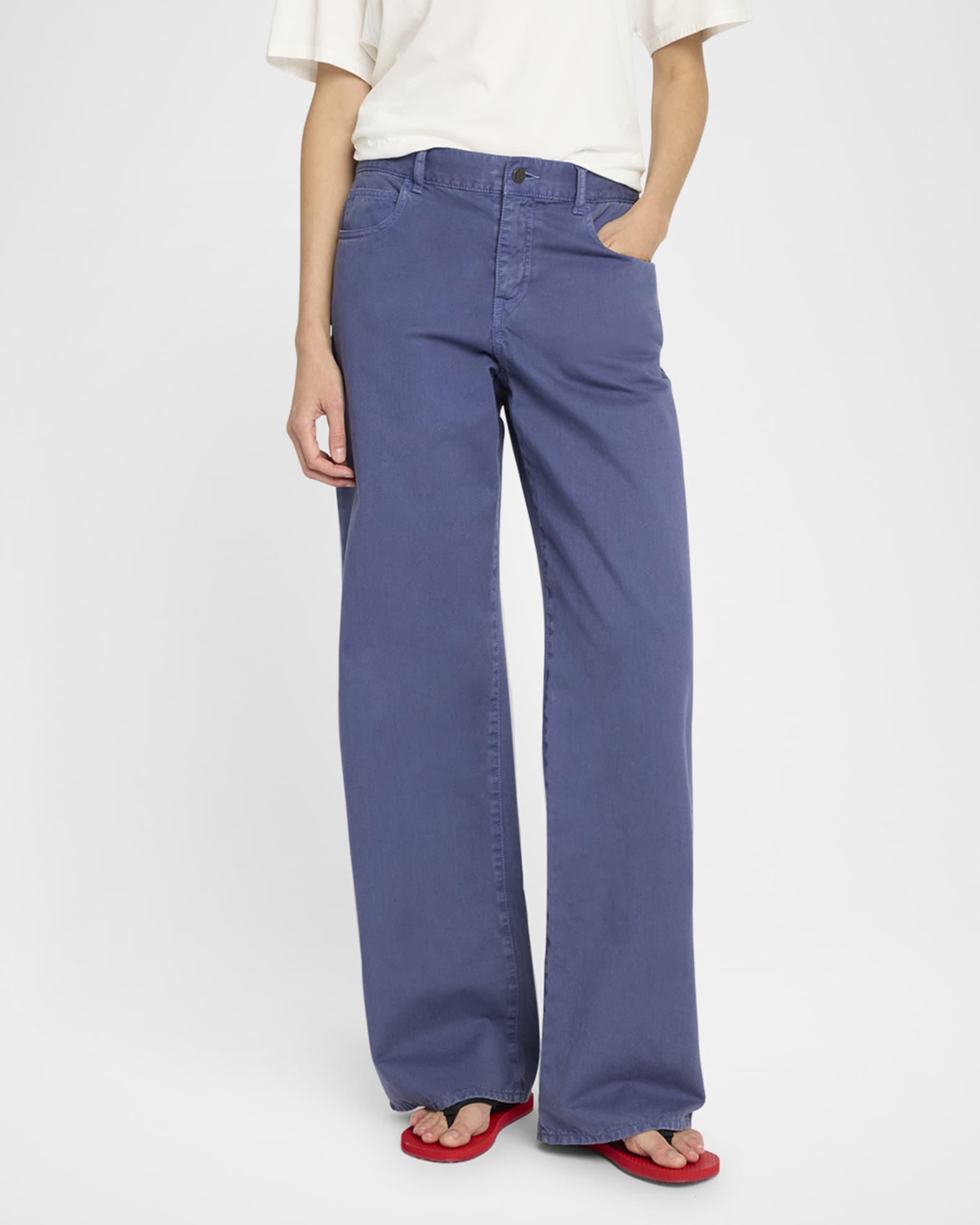 THE ROW Eglitta Wide-Leg Jeans | Neiman Marcus