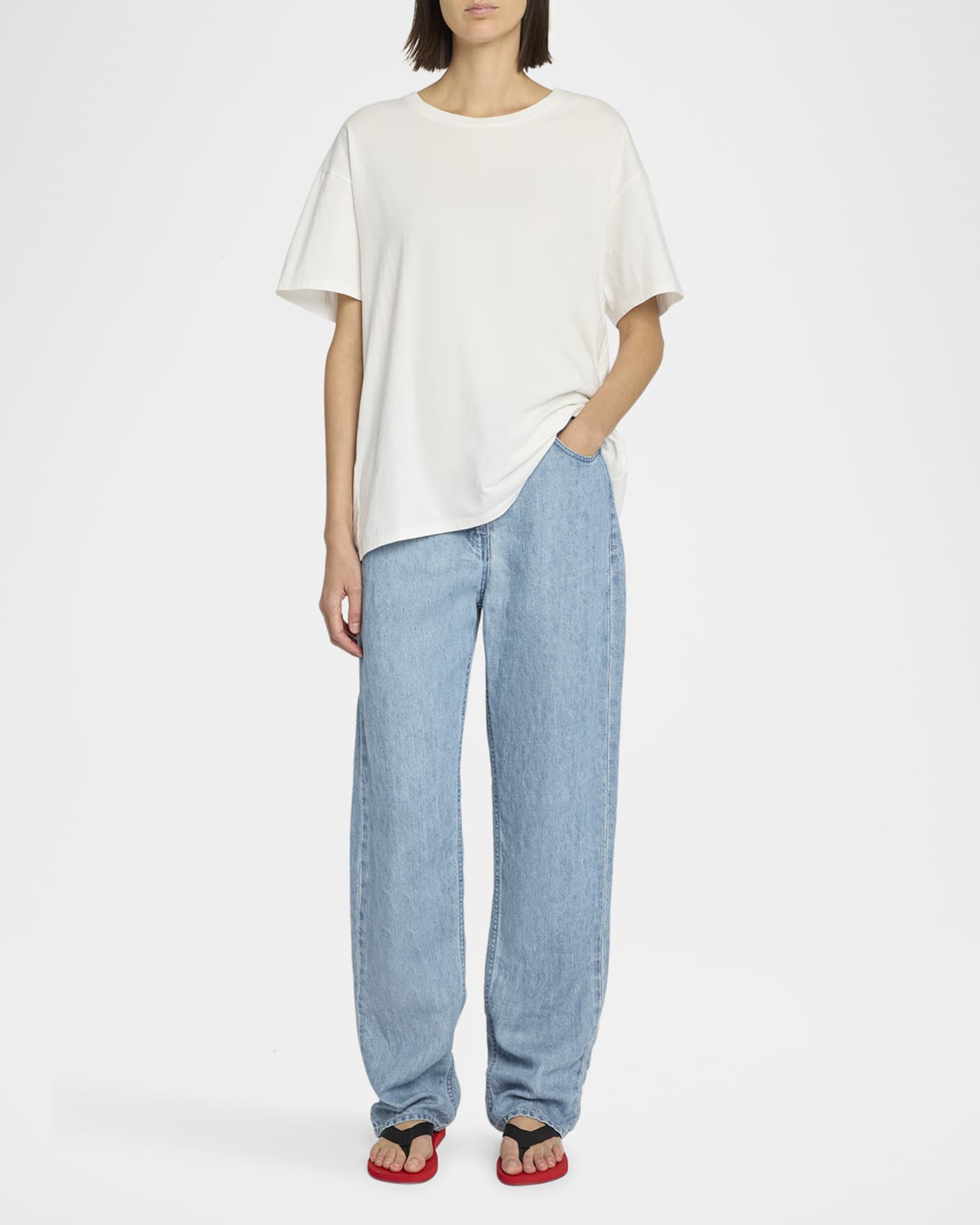 Tarley Straight Light Wash Jeans 1