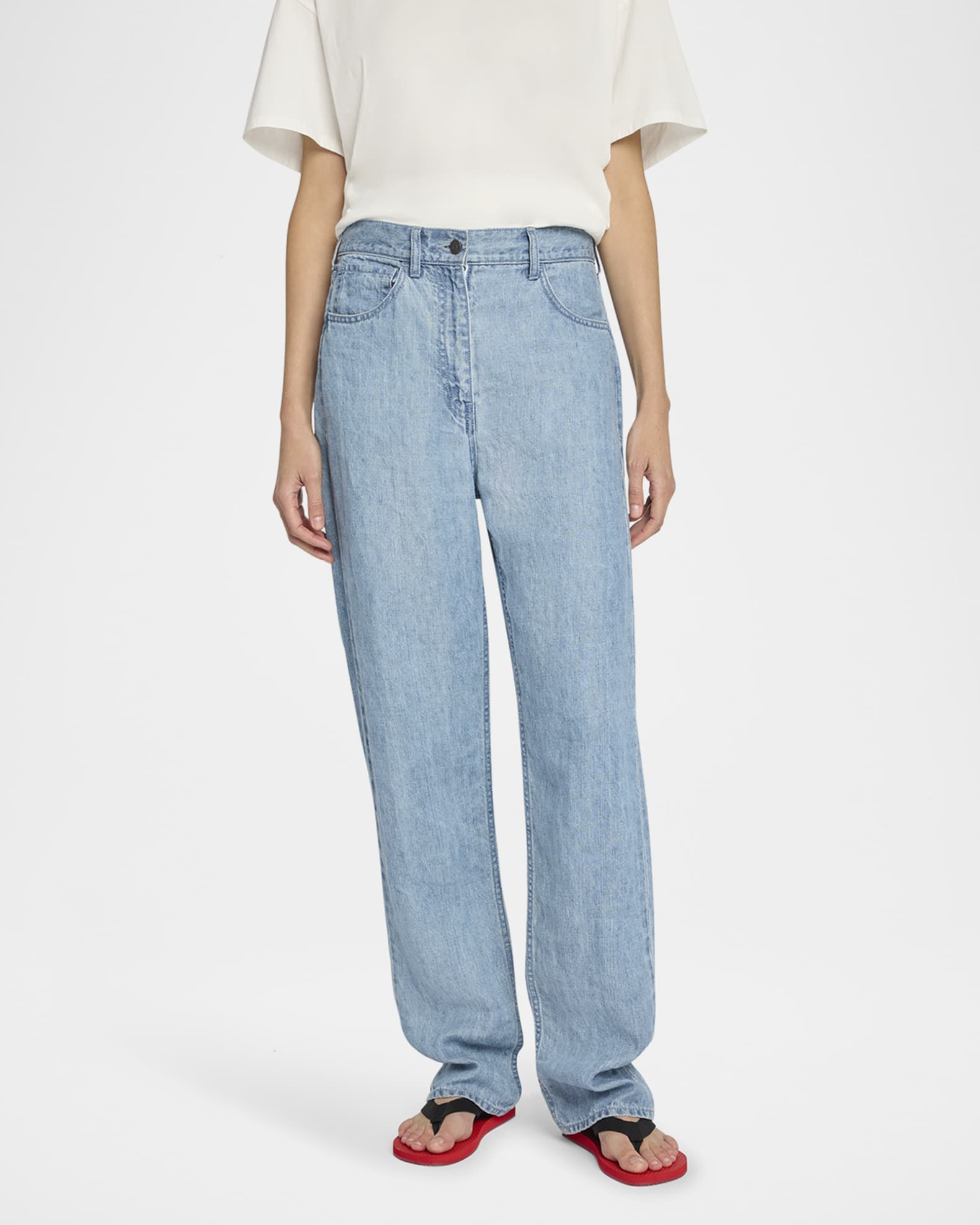 THE ROW♡ Tarley ハイライズ ストレートジーンズ THE ROW Tarley high-rise straight-leg jeans | NET-A-PORTER